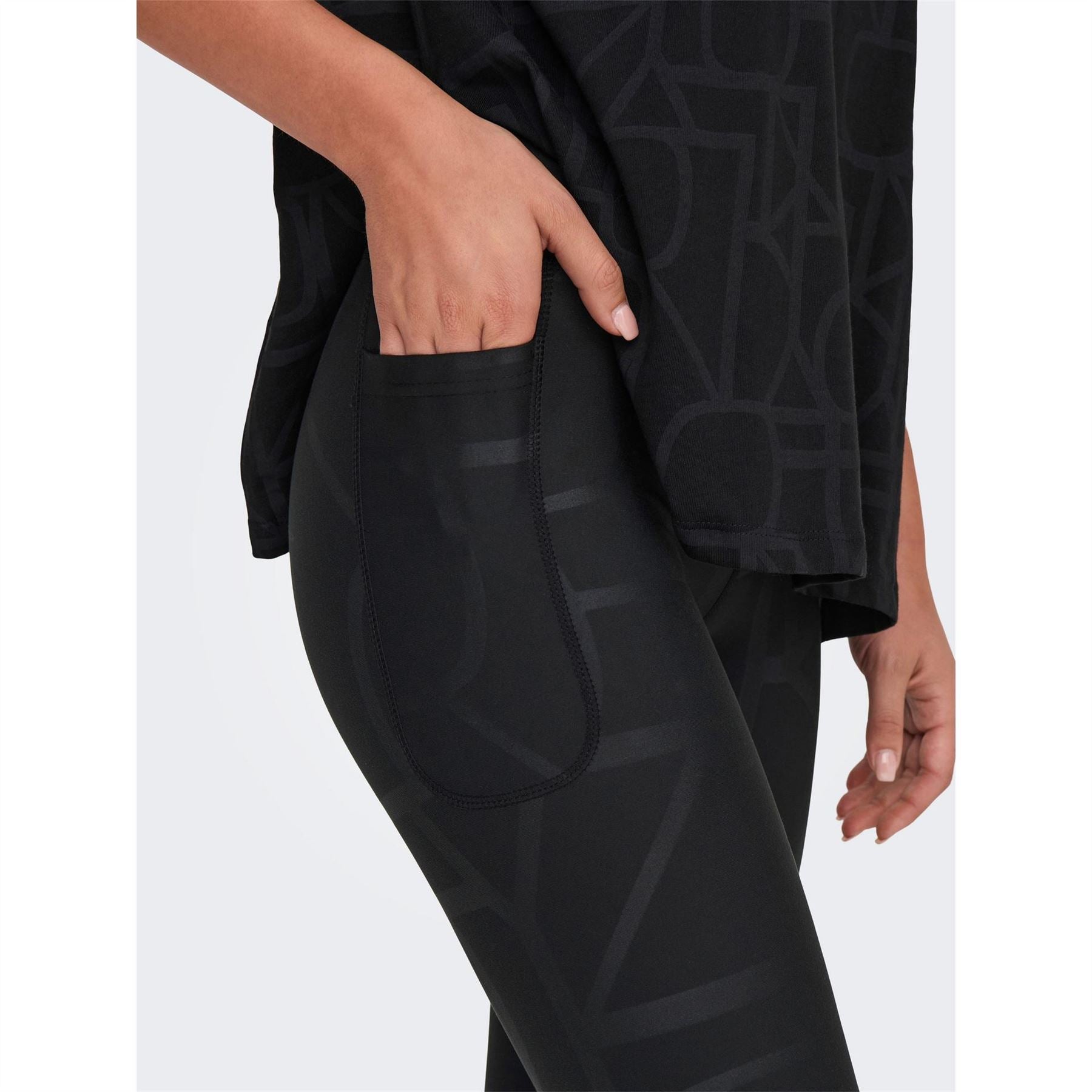 Only Play Logo High Waist Training Leggings