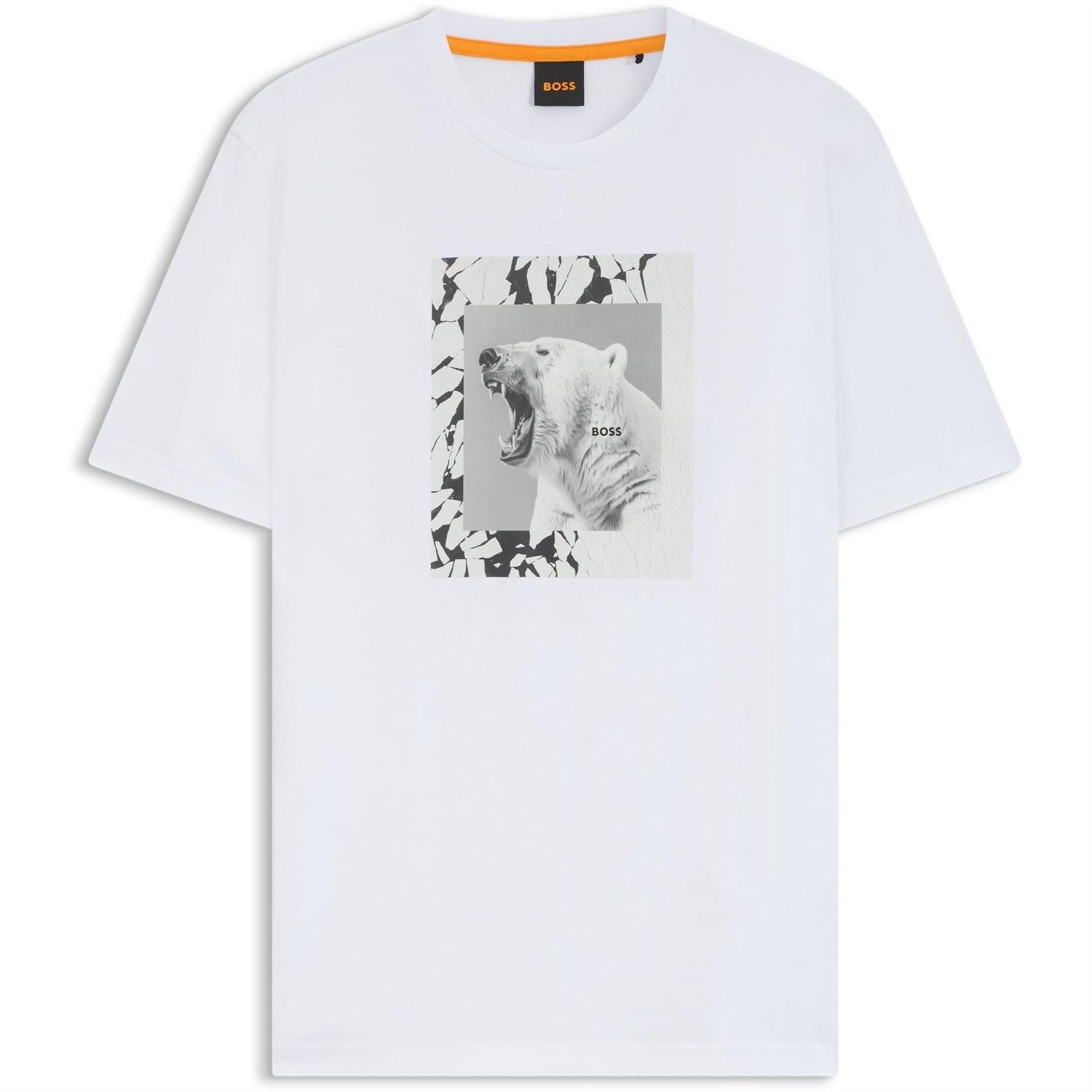Boss Lupo T-Shirt, Unique Polar Bear Graphic
