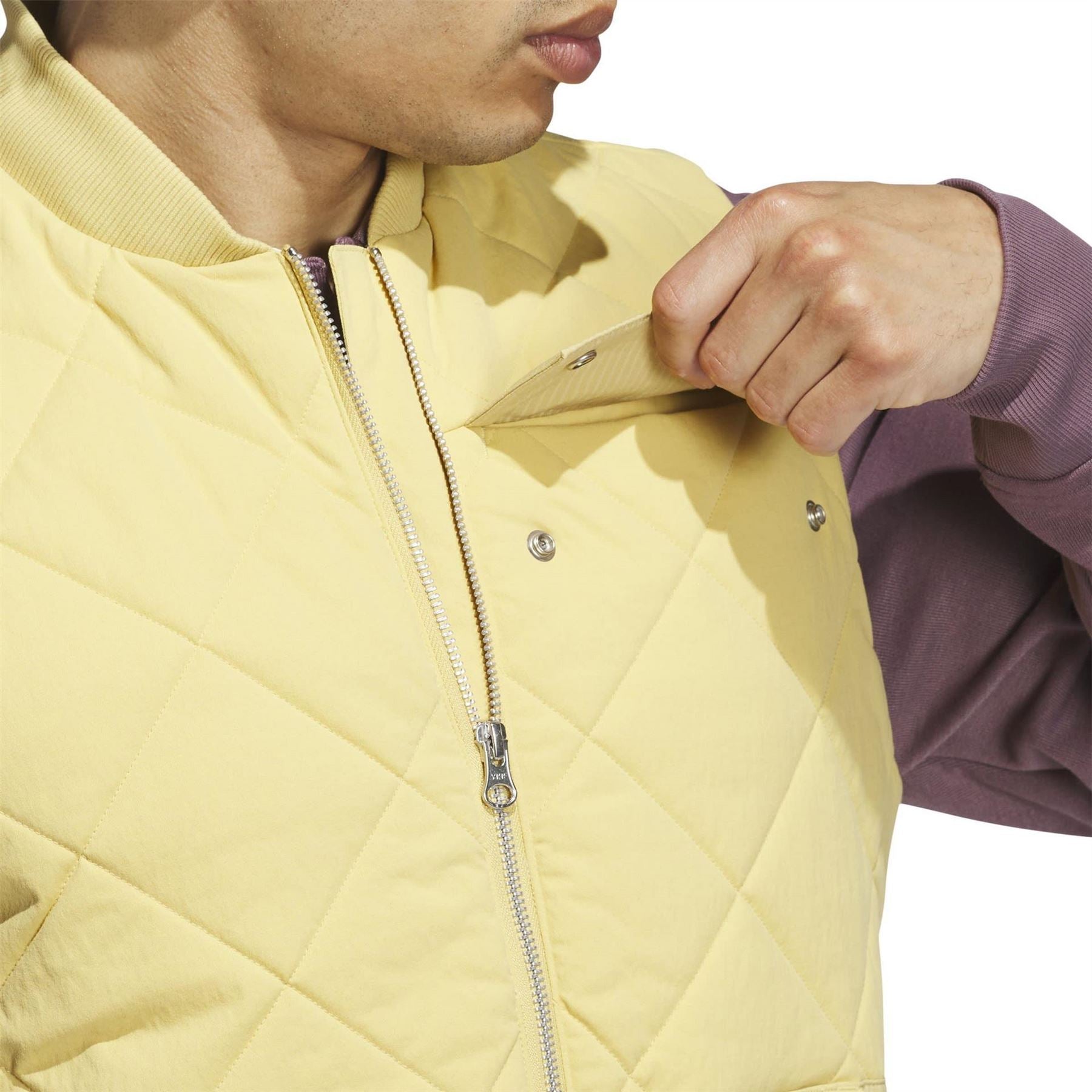 adidas Mens Go To Quilted Dwr Full Zip Vest