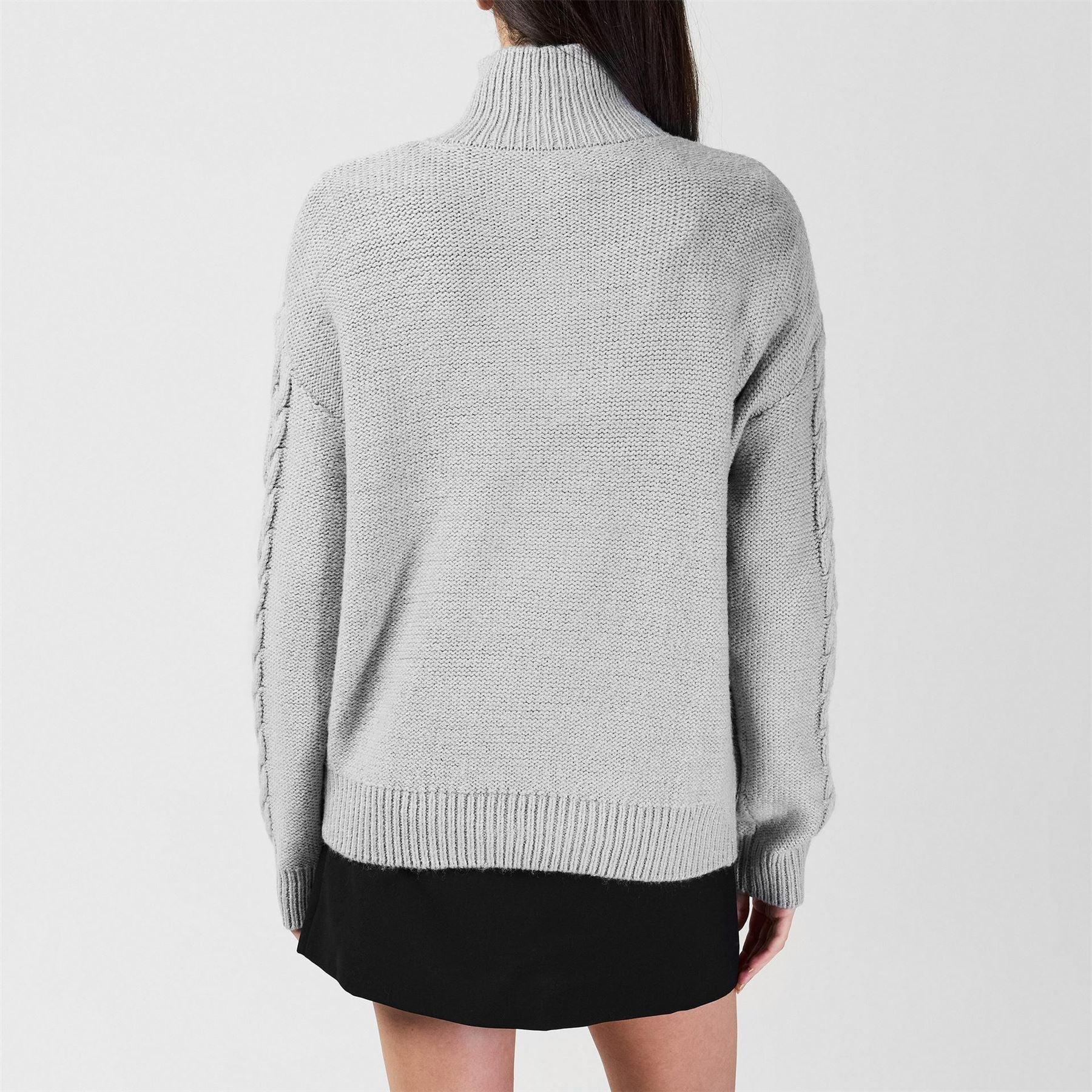 SoulCal Cable Quarter Zip Knitted Top