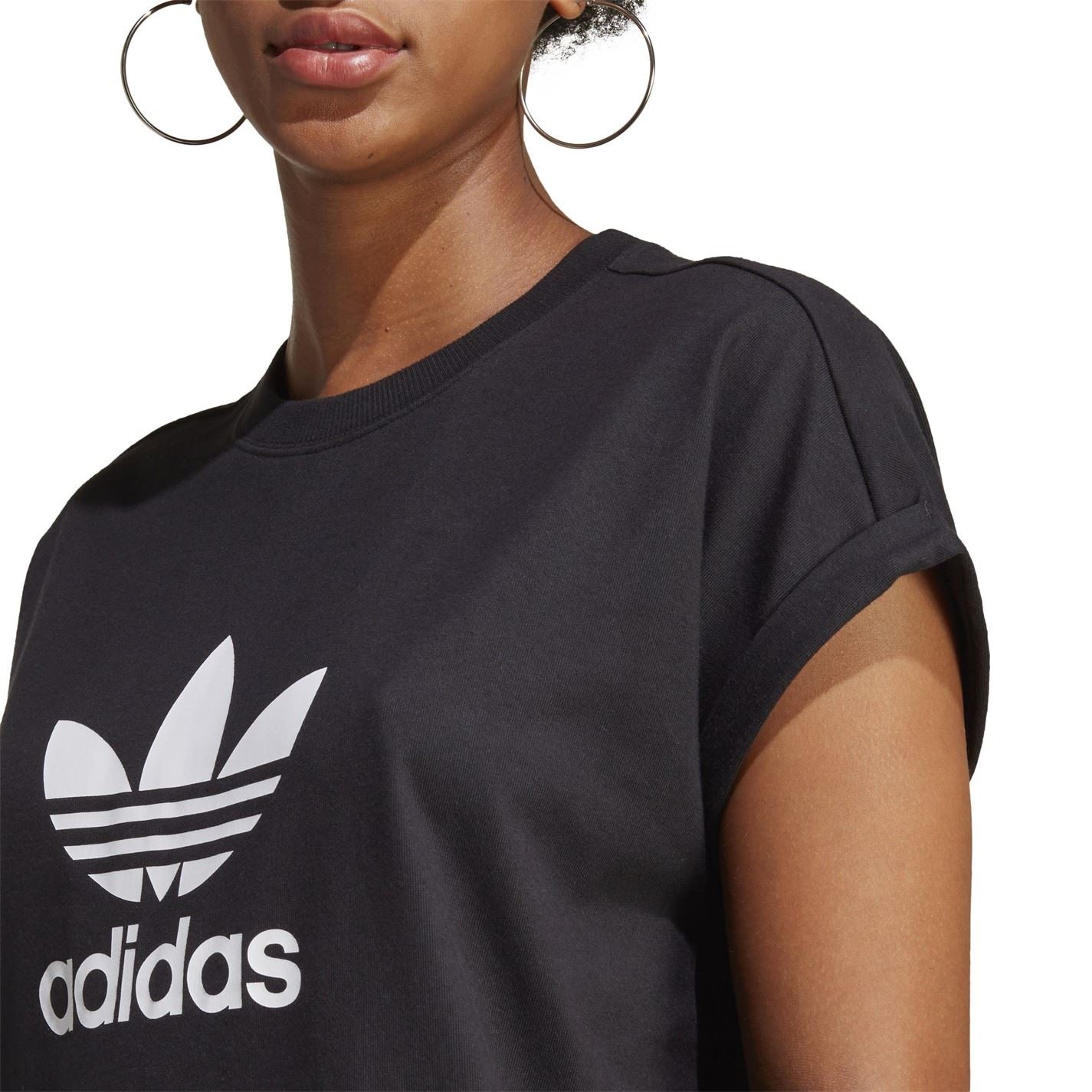 adidas Originals New TRF Crew Neck Knee Length Dress