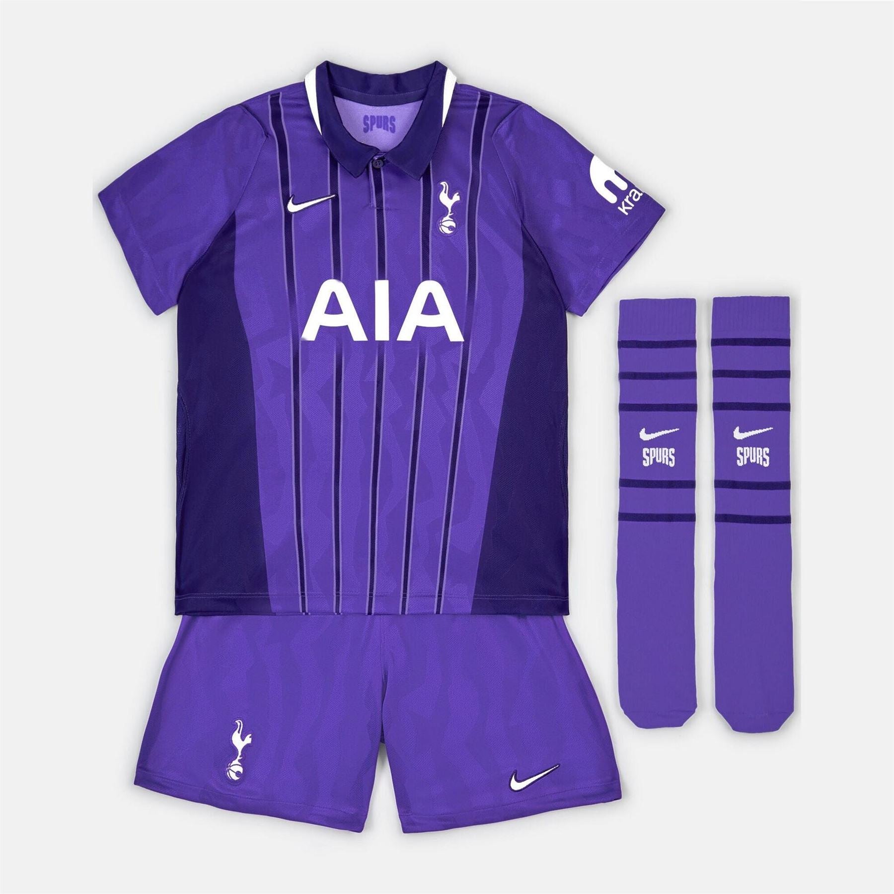 Nike Tottenham Hotspur Third 2024 25 Shirt And Shorts Mini Kit