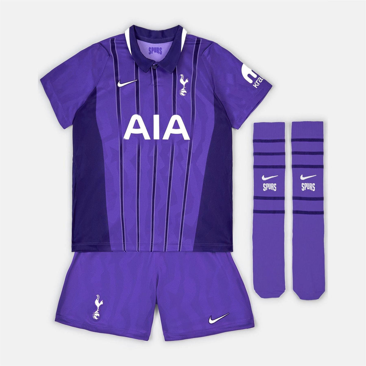 Nike Tottenham Hotspur Third 2024 25 Shirt And Shorts Mini Kit