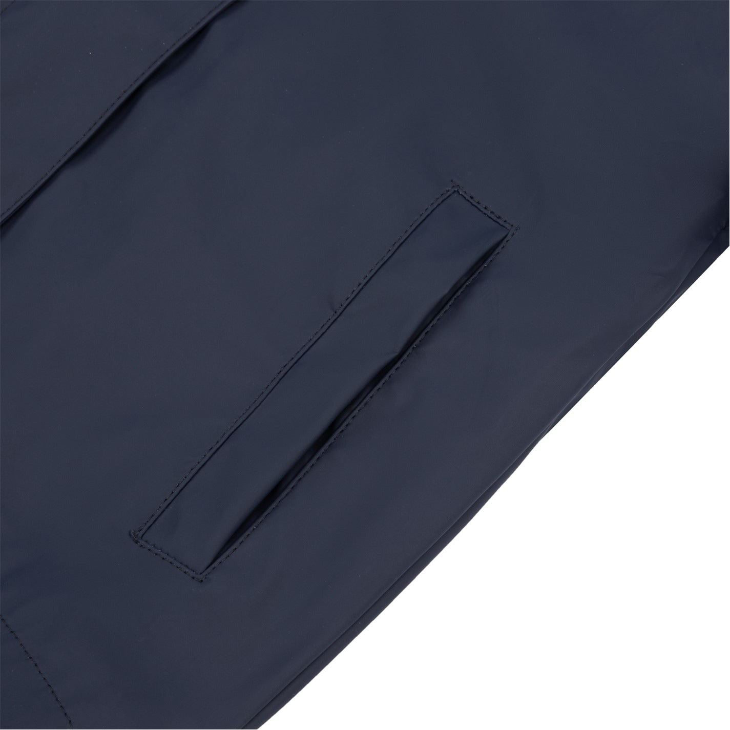 Gelert Leopard Patterned Hooded Snap Button Ribbed Cuff Rain Jacket