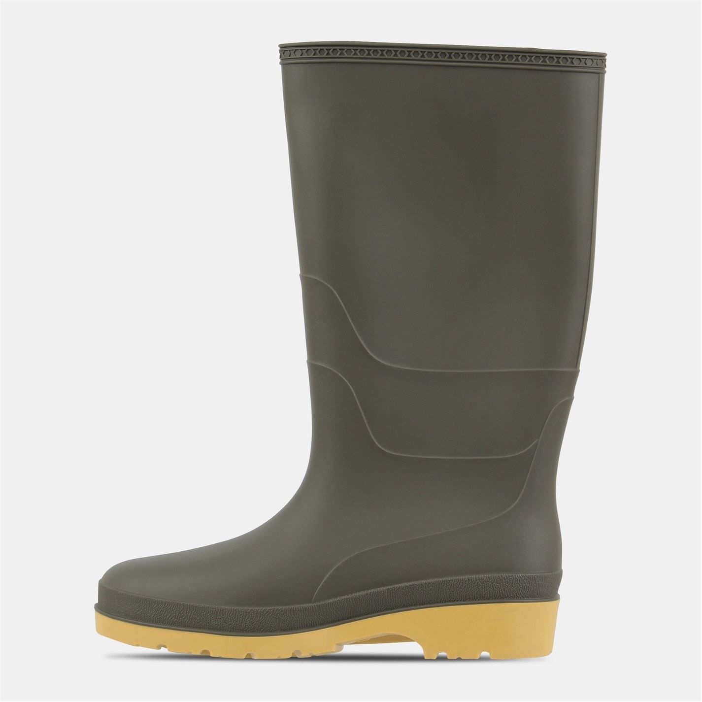 Slazenger Solid Patterned Waterproof Wellington Boots