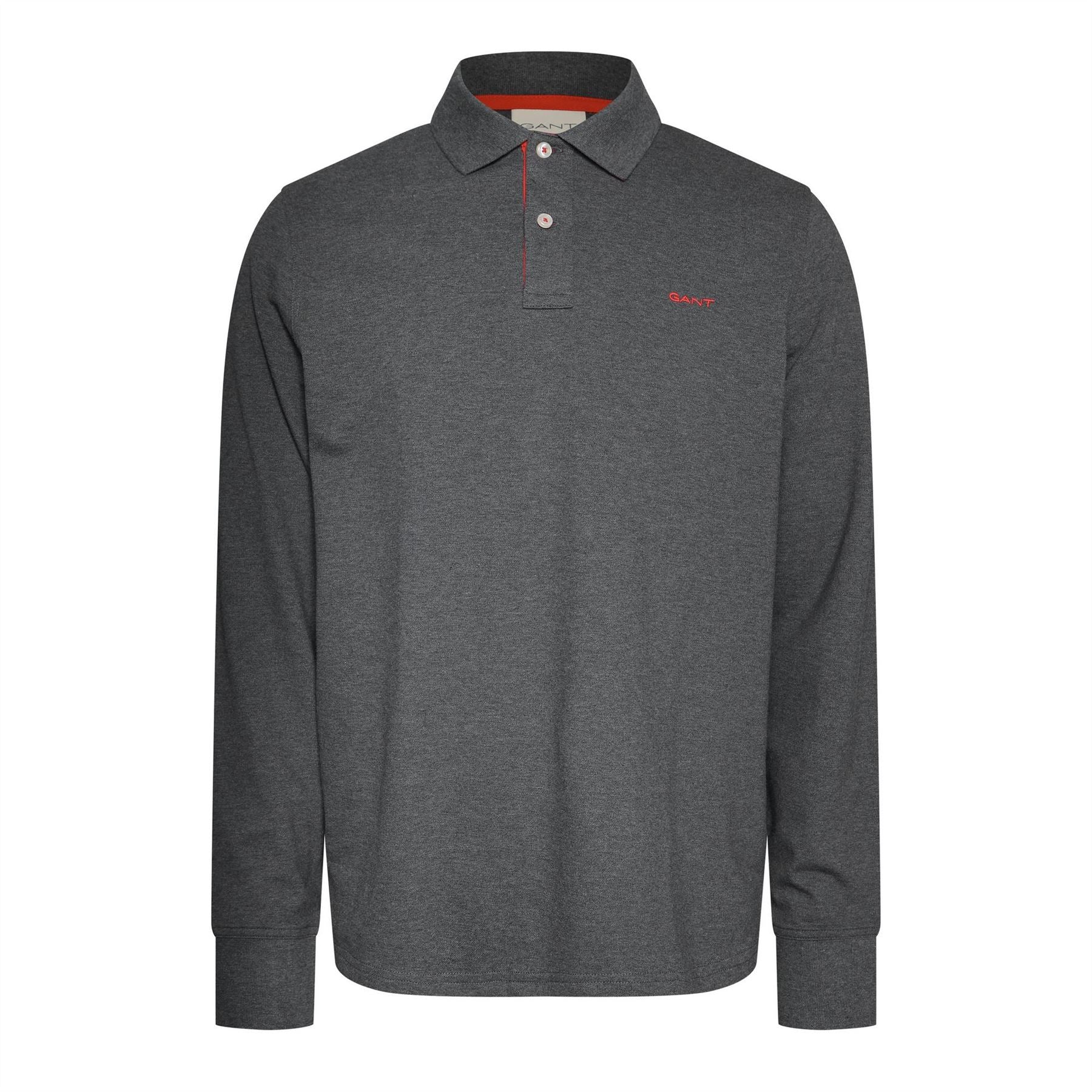Gant Contrast Pique Long Sleeve Polo Shirt