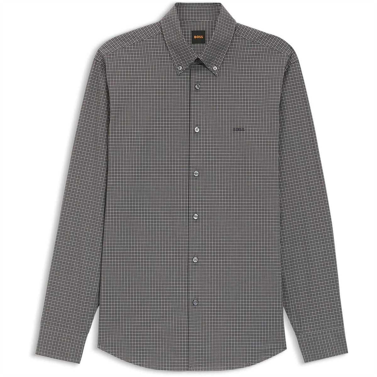 Boss Regular Fit Button Down Collar Long Sleeve Shirt