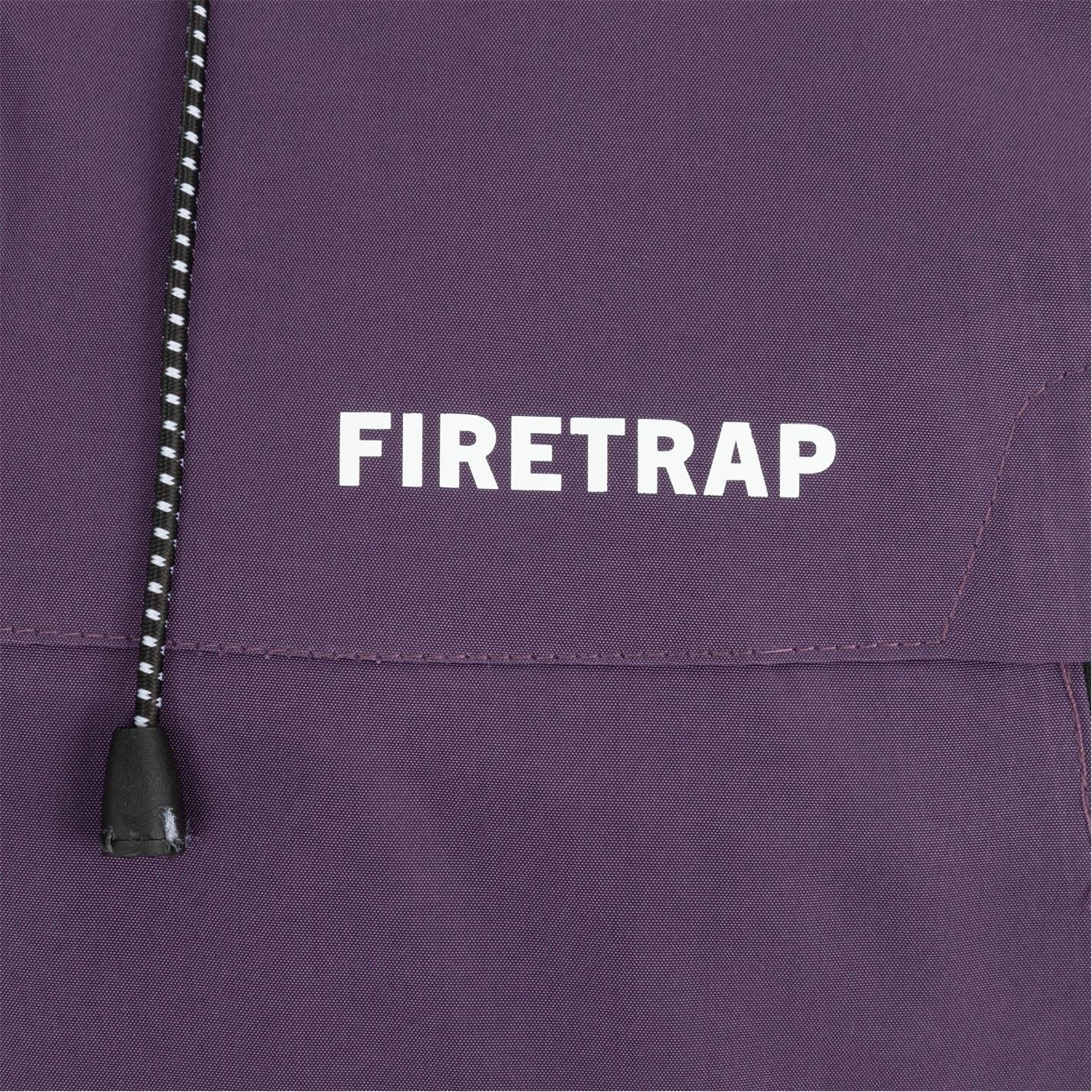 Firetrap Windproof Hooded Long Sleeve Windbreaker