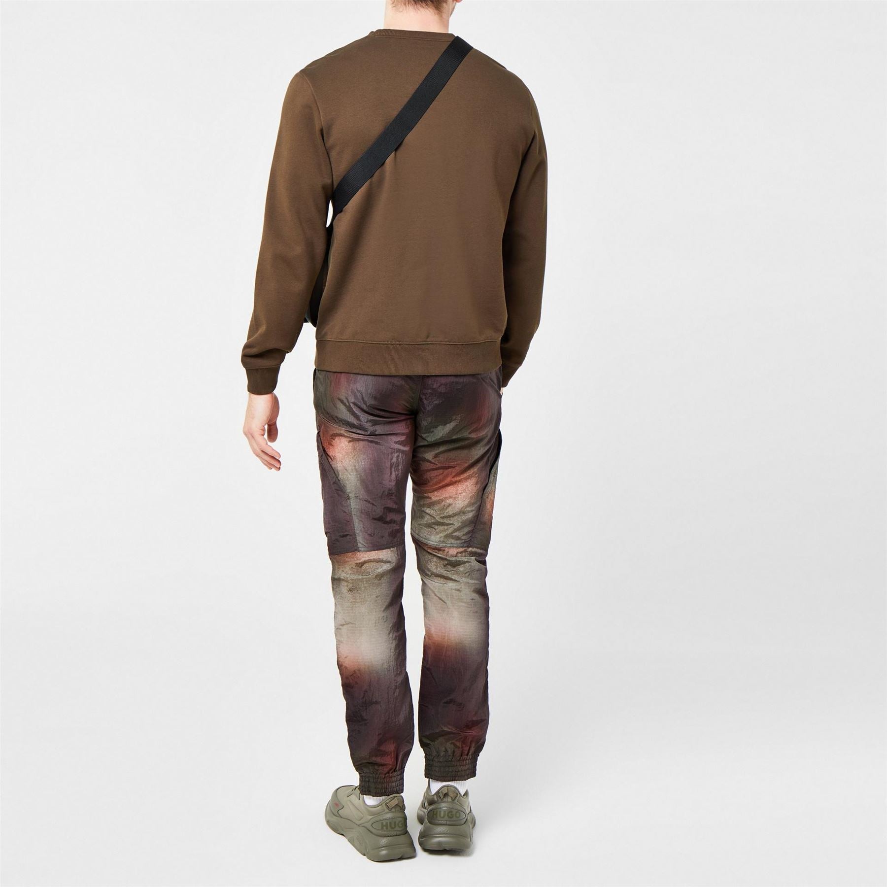 Hugo HUGO Long Sleeve Contemporary Sweatshirt   Crew Neck (Diragol)