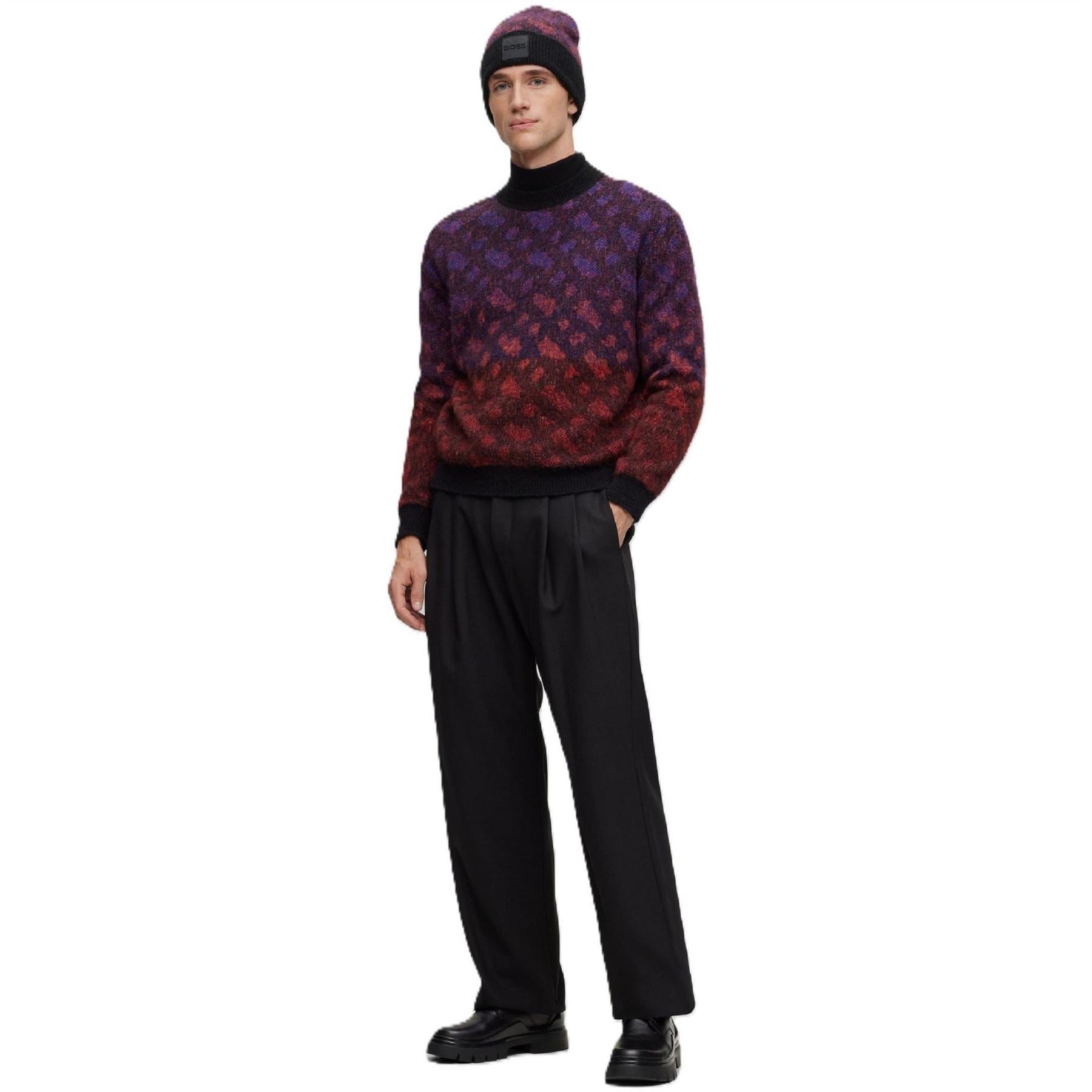 Boss Crew Neck Long Sleeve Regular Fit Sweater