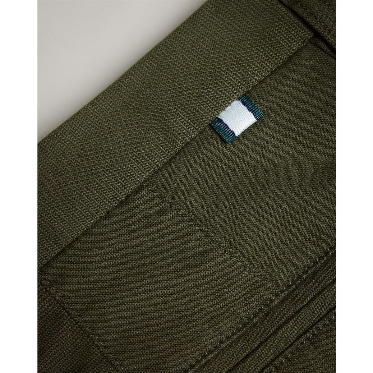 Ted Baker Solid Patterned Chino Shorts