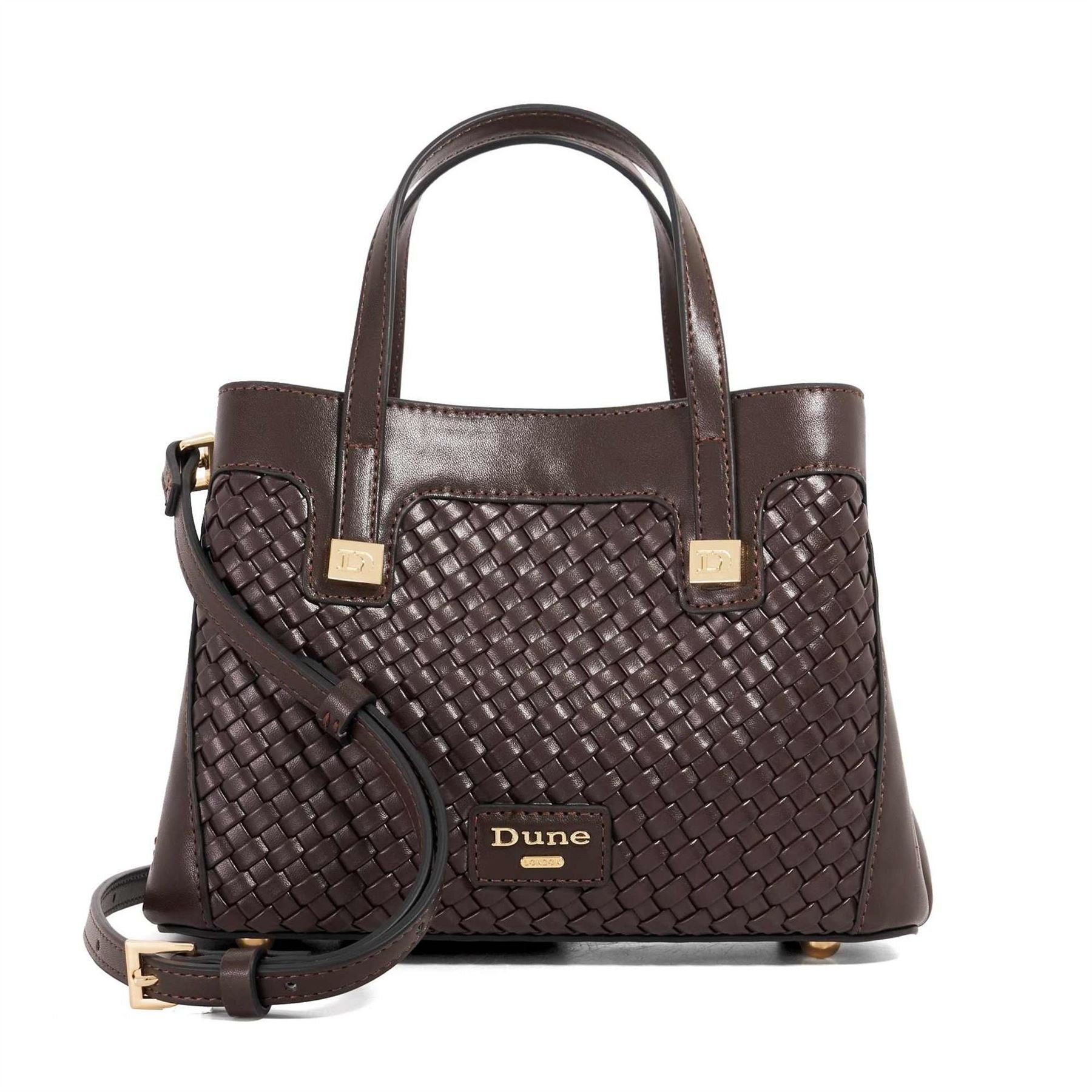 Dune London Textured Top Handle Handbag with Detachable Strap