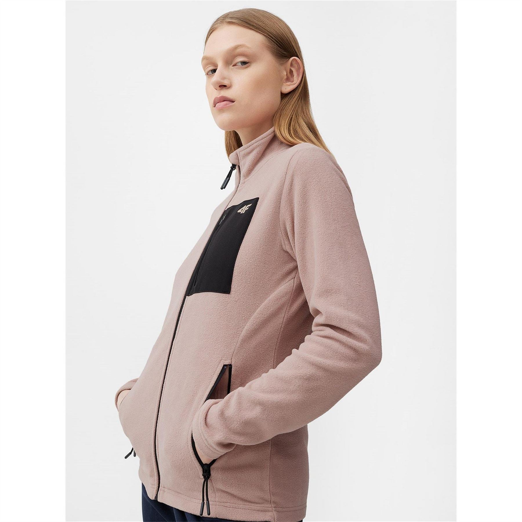 4F Regular Fleece With Stand Up Collar