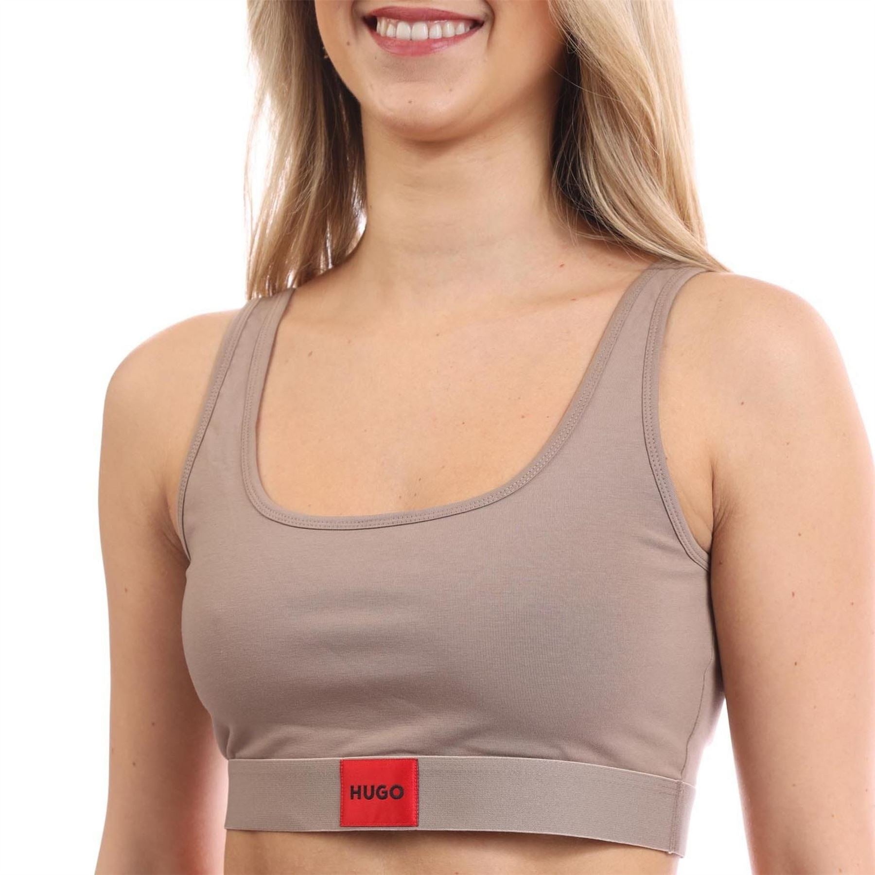 Hugo Logo Label Bralette