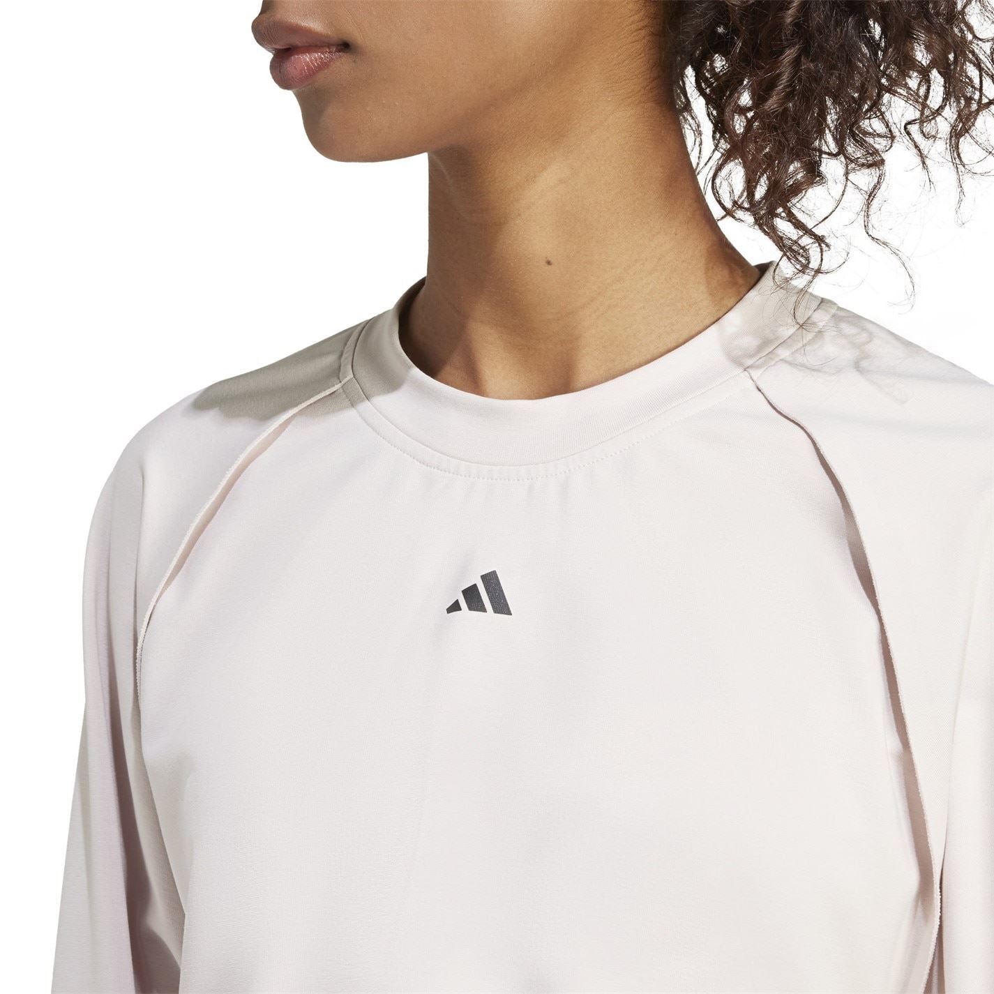 adidas Cropped Crew Neck Relaxed Fit Sweatshirt