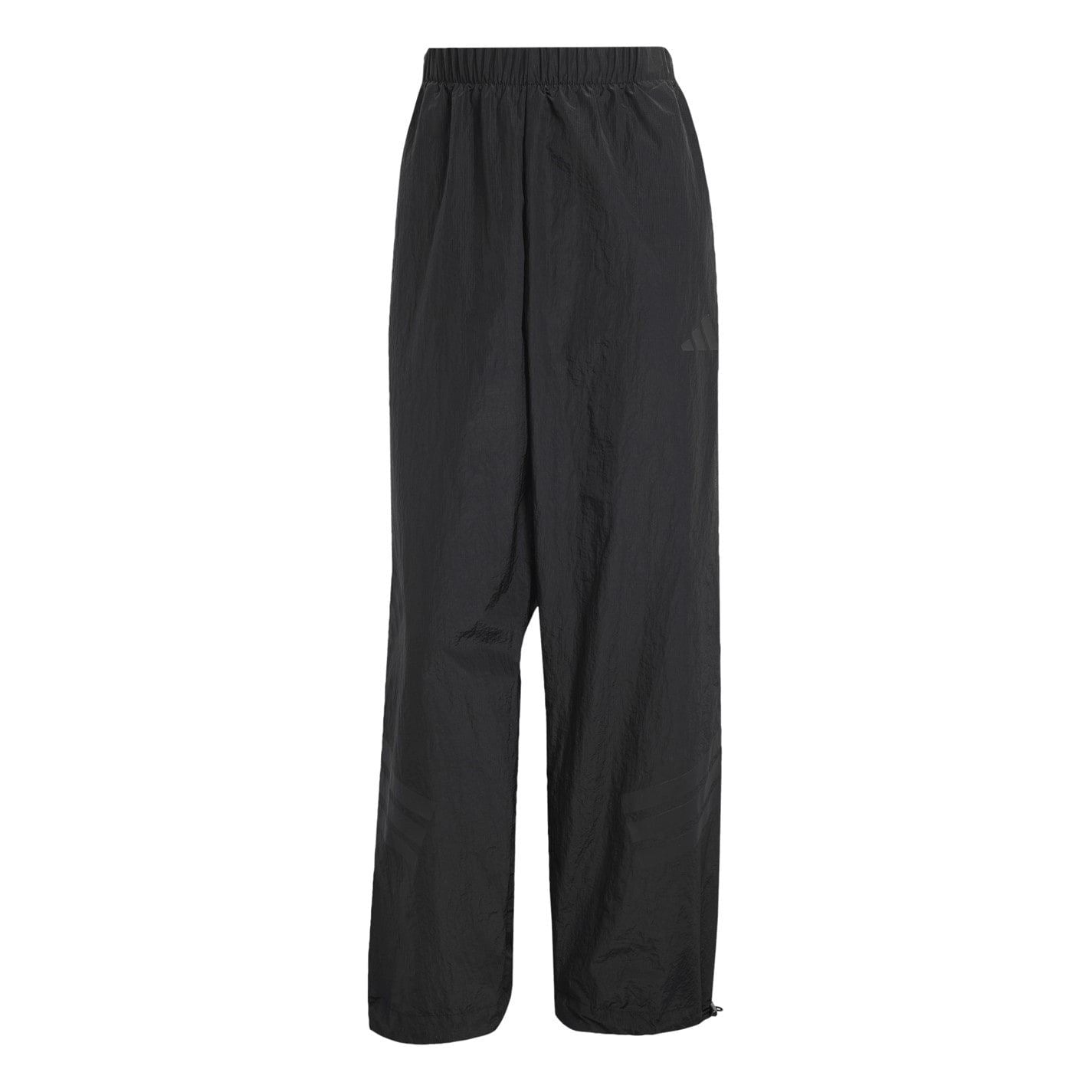 adidas Solid Patterned Wide Leg Track Pants