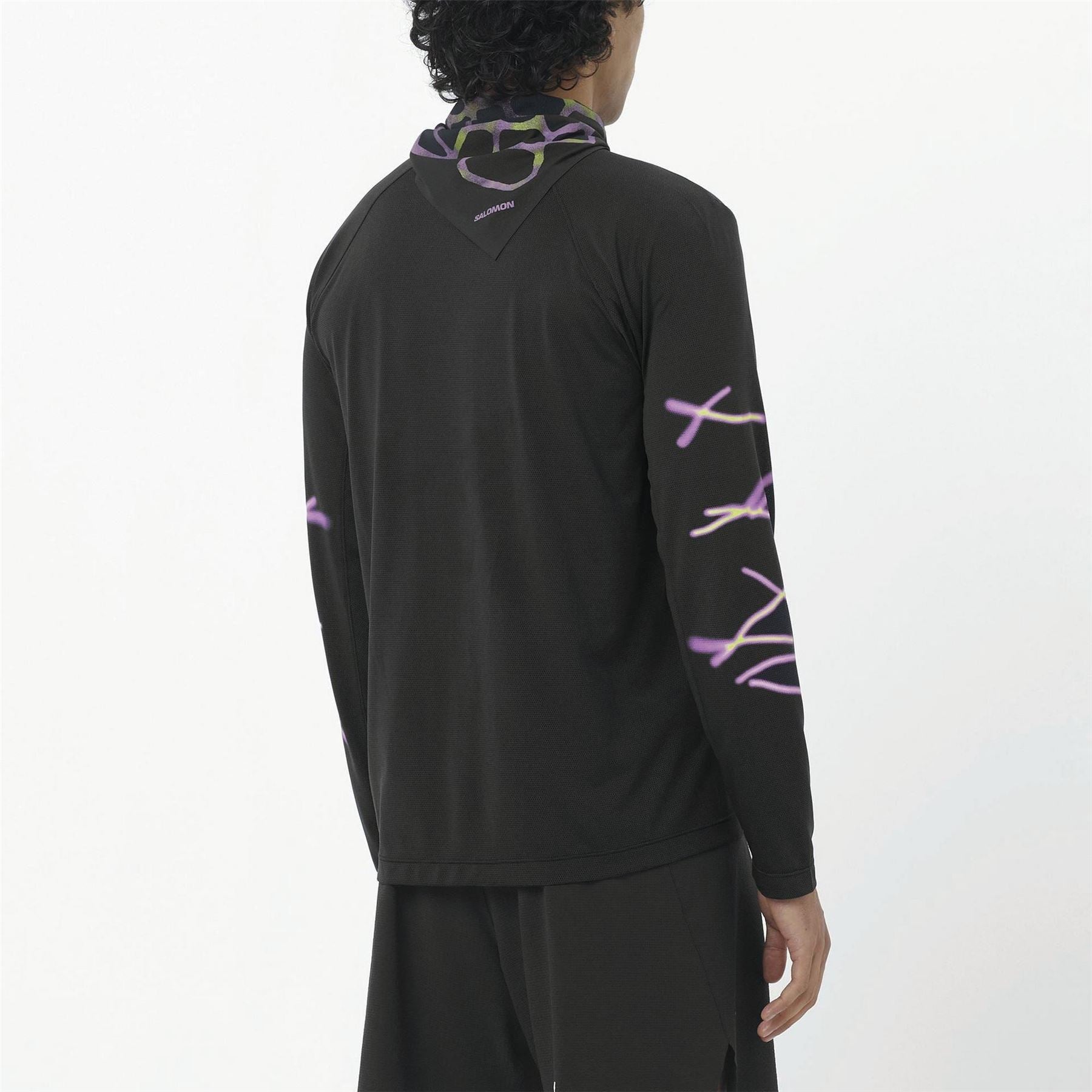 Salomon Mens Core Graphice Ls Running Tee