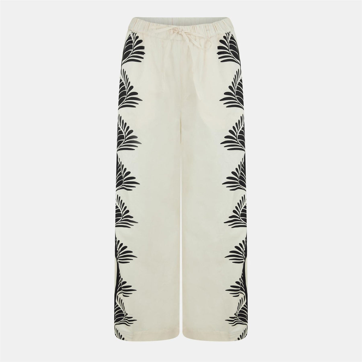 French Connection Floral Patterned Wide Leg Trousers