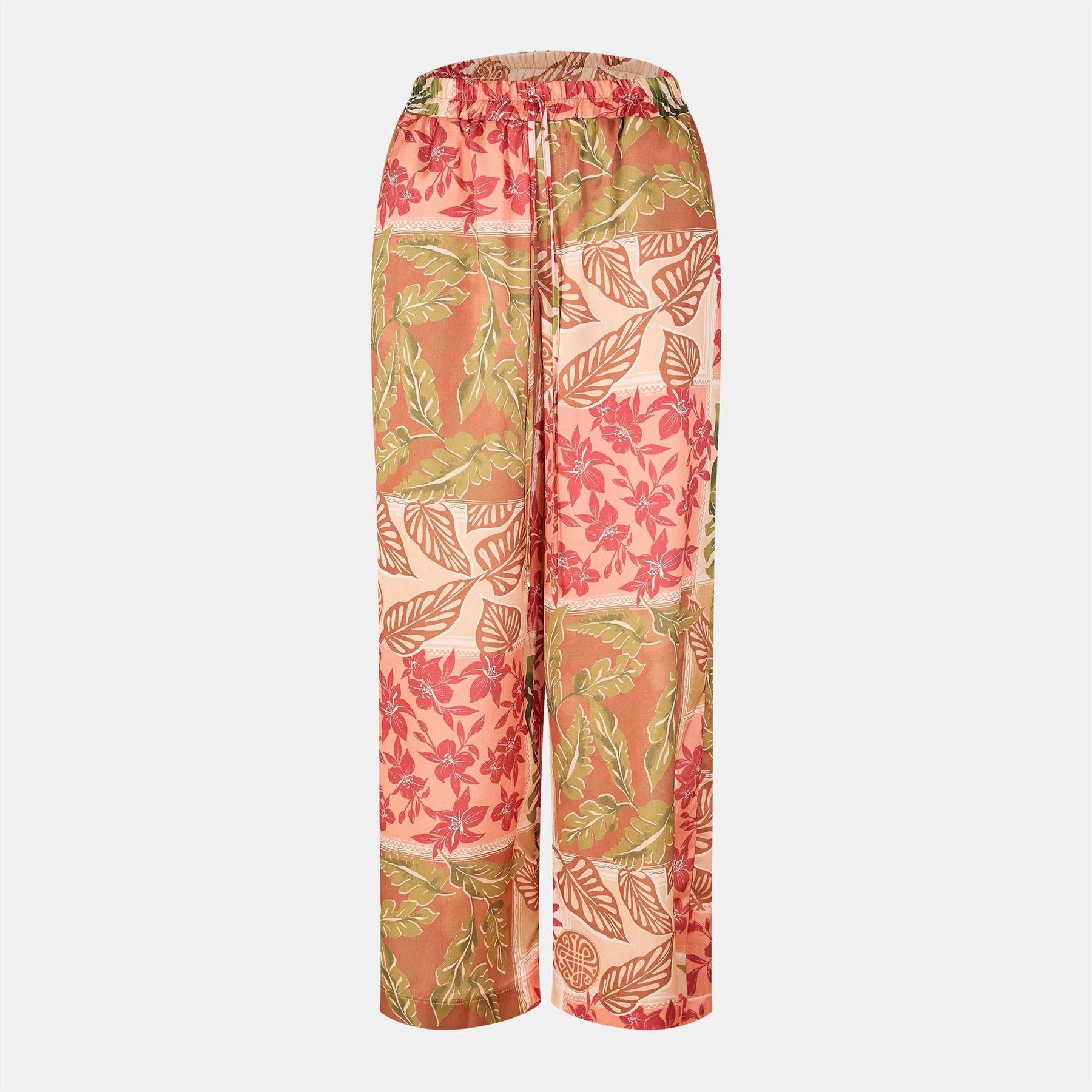Biba Floral Patterned Wide Leg Pajama Pants