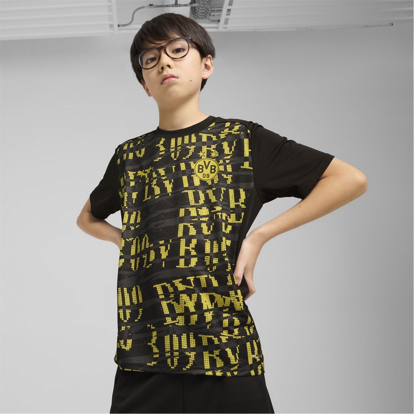 Puma Borussia Dortmund Pre Match Shirt Juniors