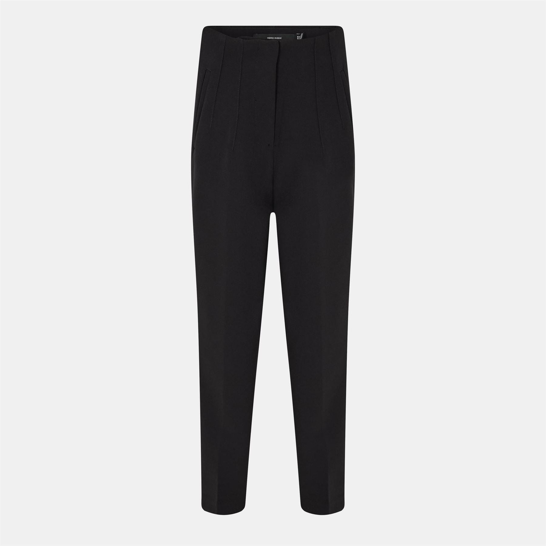 Vero Moda Lina Solid Patterned Tapered Trousers