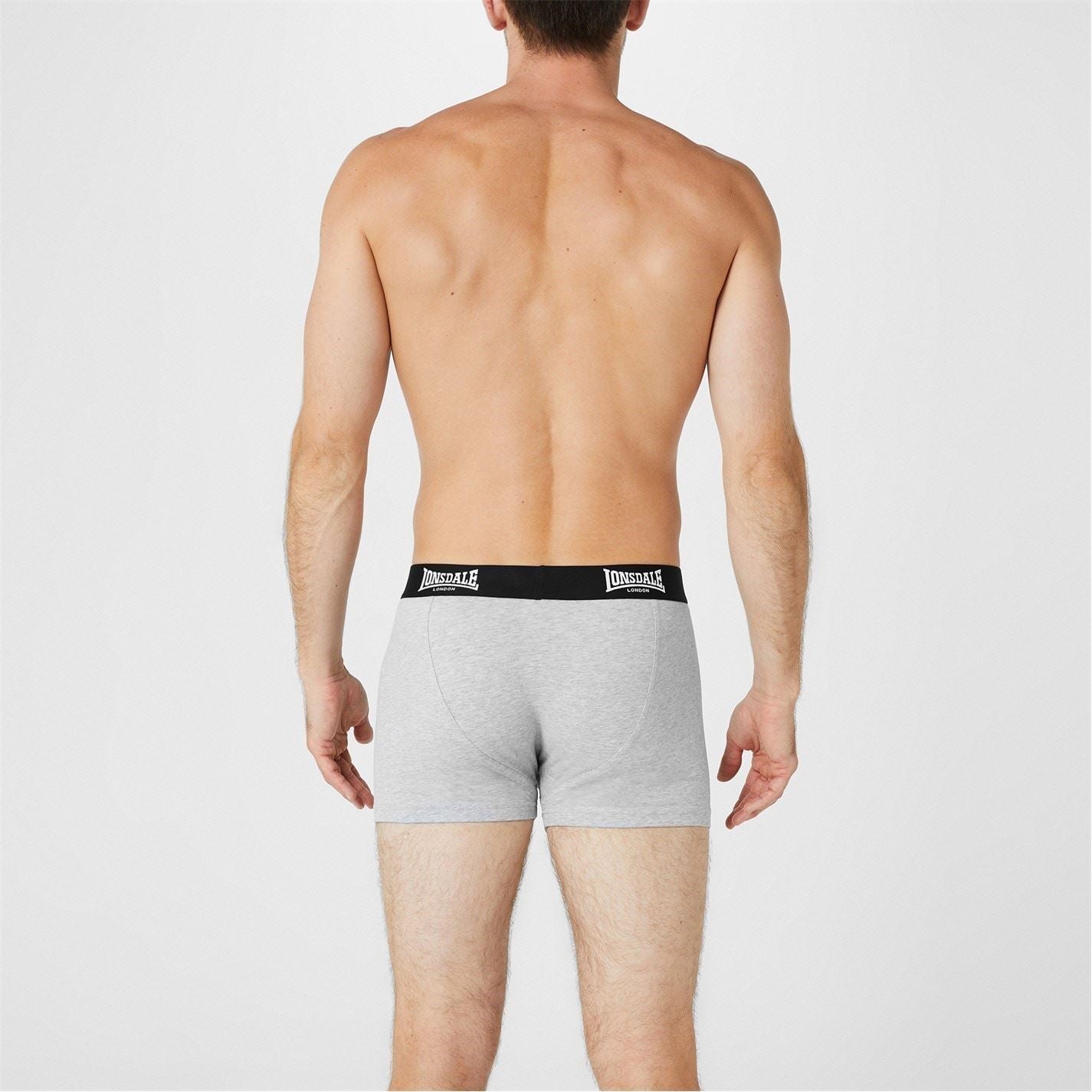 Lonsdale Mens 2 Pack Trunk