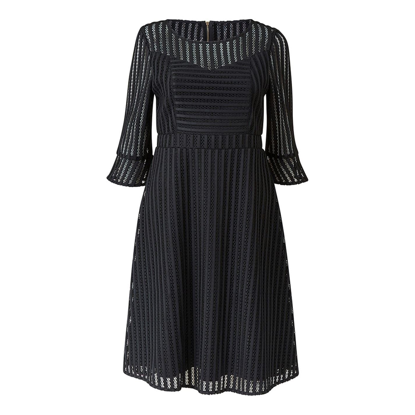 Yumi Fishnet Skater Dress