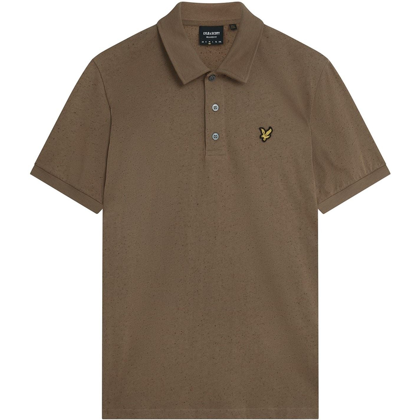 Lyle and Scott Donegal Regular Fit Short Sleeve Shirt