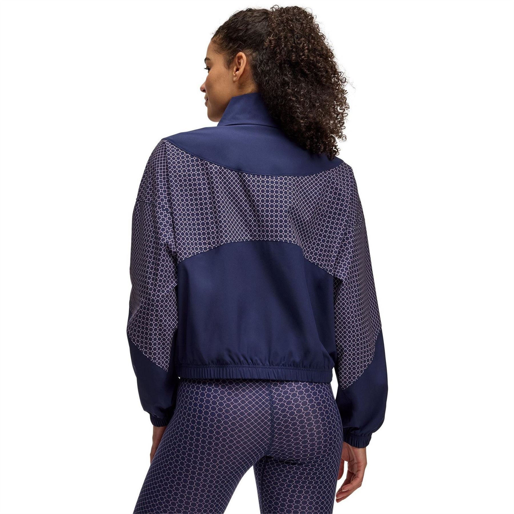 Under Armour UA Rival Polka Dot Patterned Zipped Pocket Track Jacket