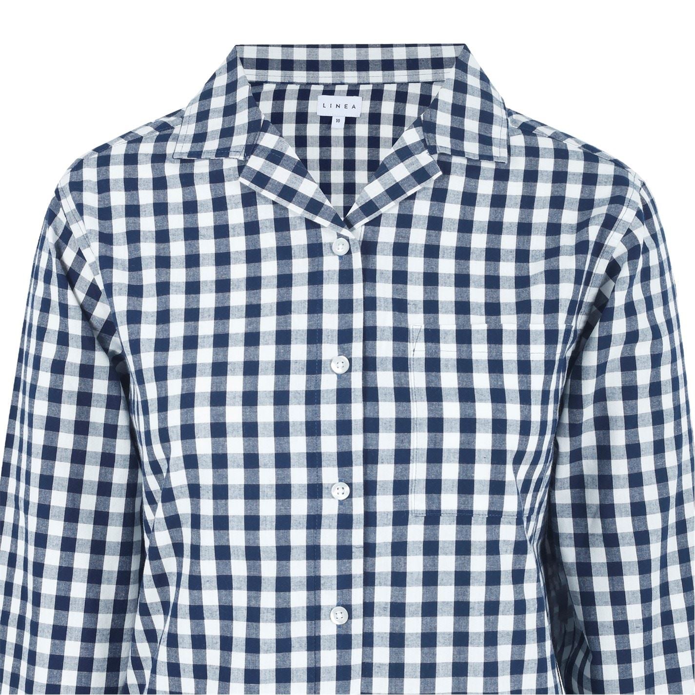 Linea Boxy Relaxed Fit Long Sleeve Pyjama Top
