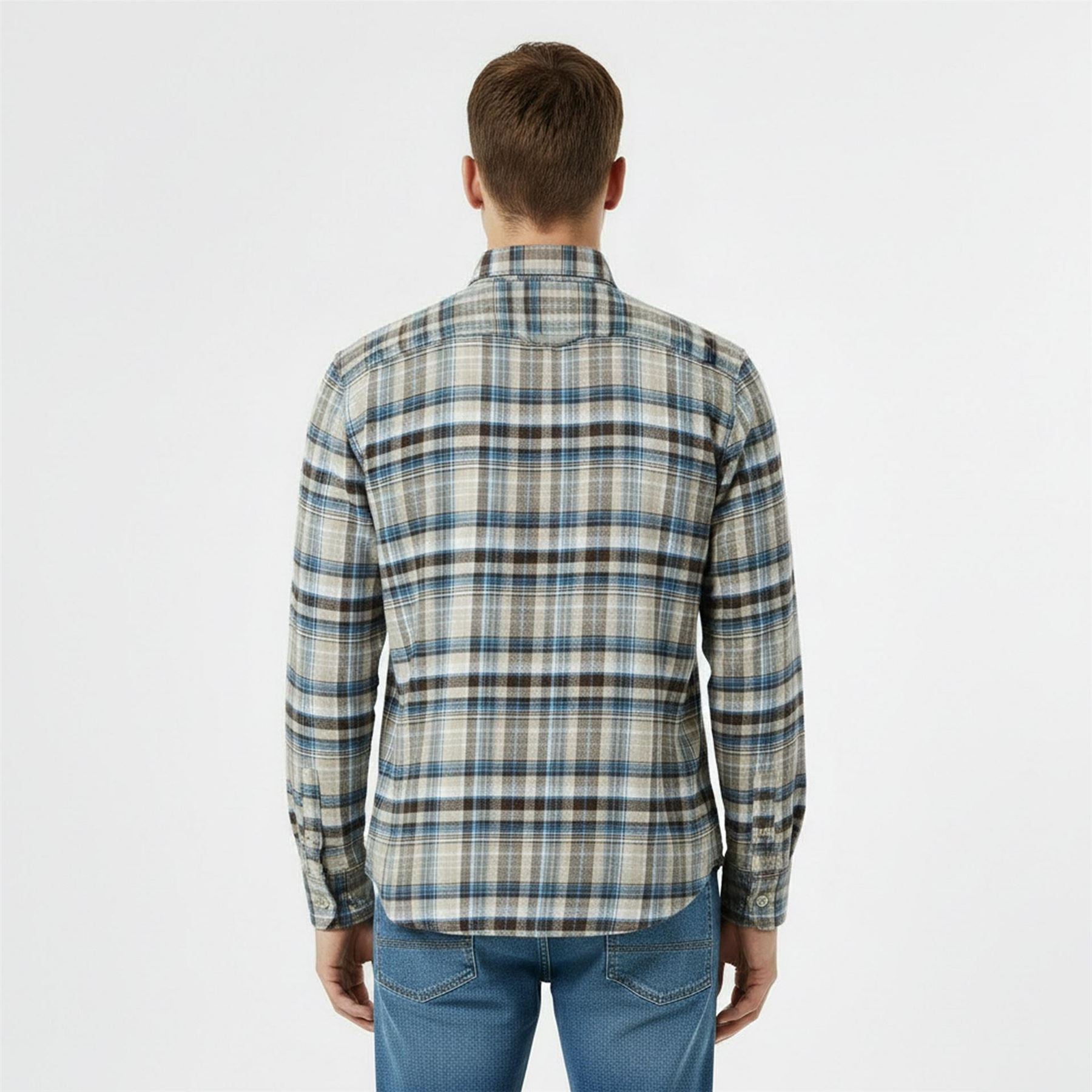 Jack Wills Jw Check Long Sleeve Patterned Shirt