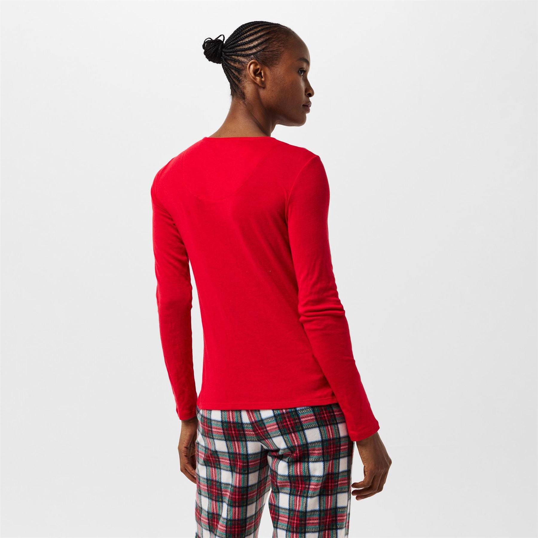 Lauren by Ralph Lauren Fleece Crew Neck Long Sleeve Pyjama Set