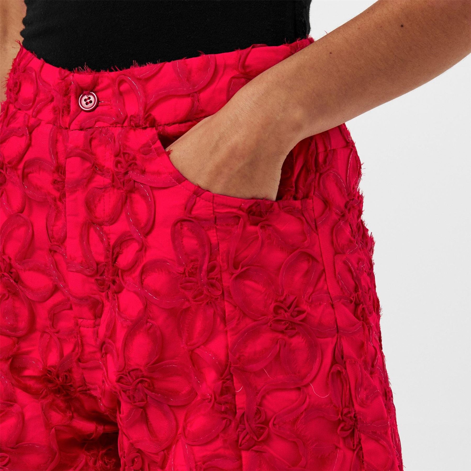 AmyLynn Floral Patterned Bermuda Shorts