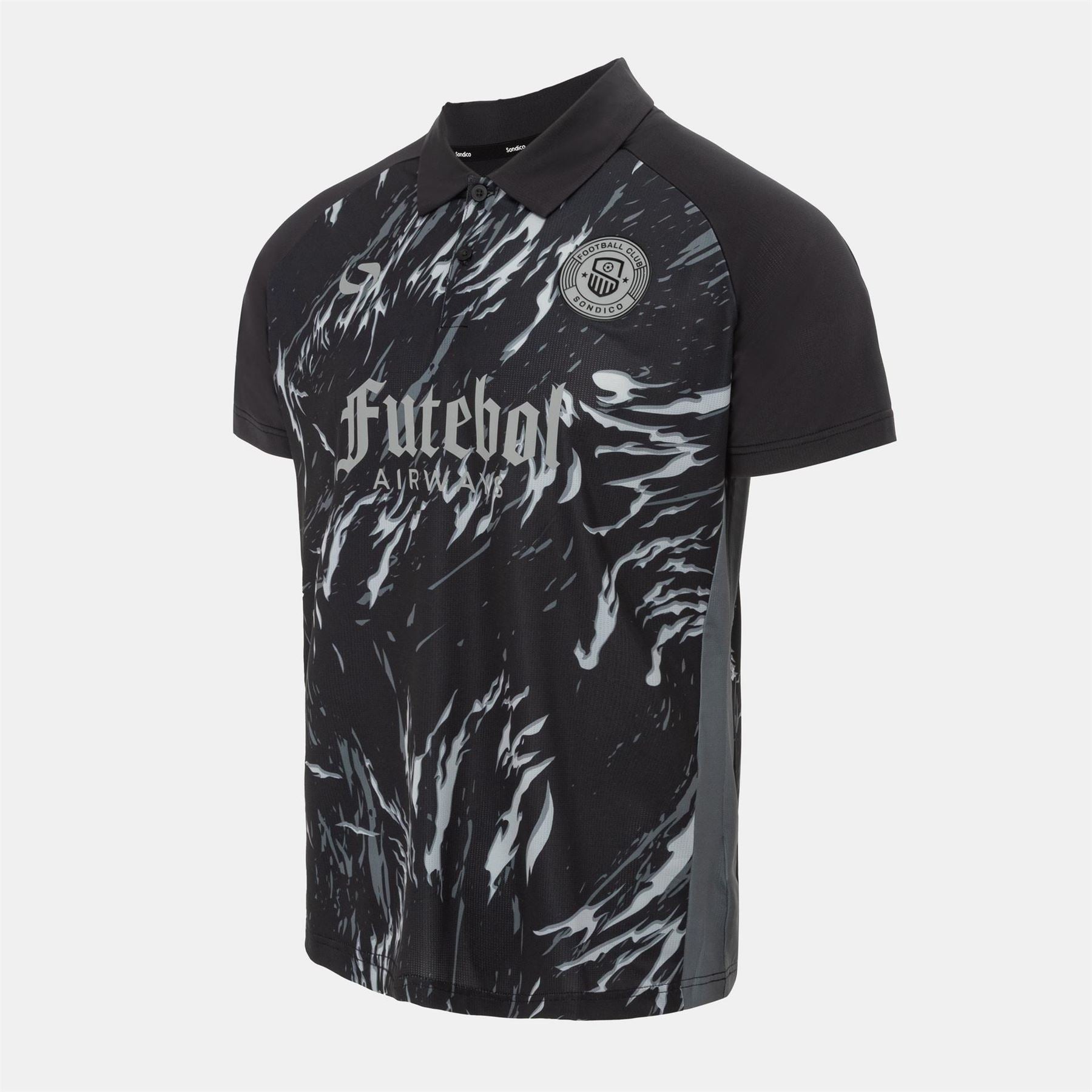 Sondico Team Jersey Collared Neck Raglan Sleeve Polo Shirt