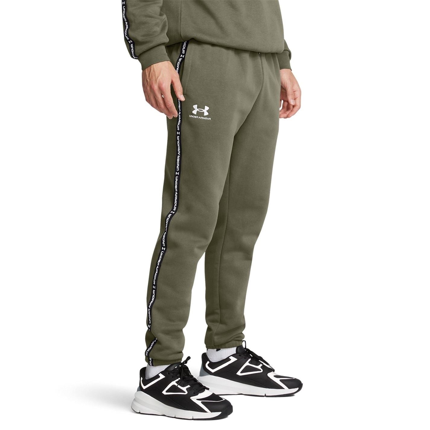 Under Armour Icon Taping Closed Hem Fleece Joggers