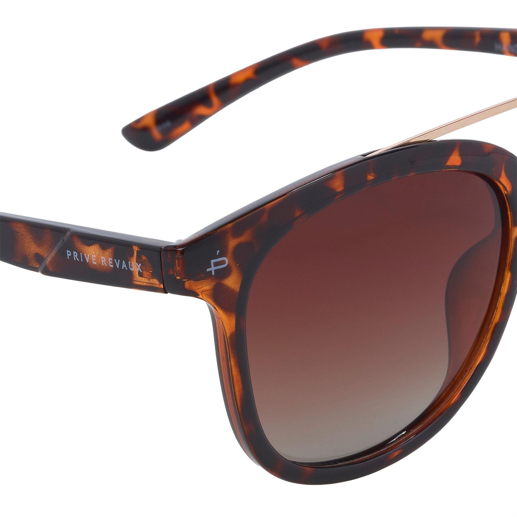 Prive Revaux R The Judge Rectangle Full Rim Sunglasses