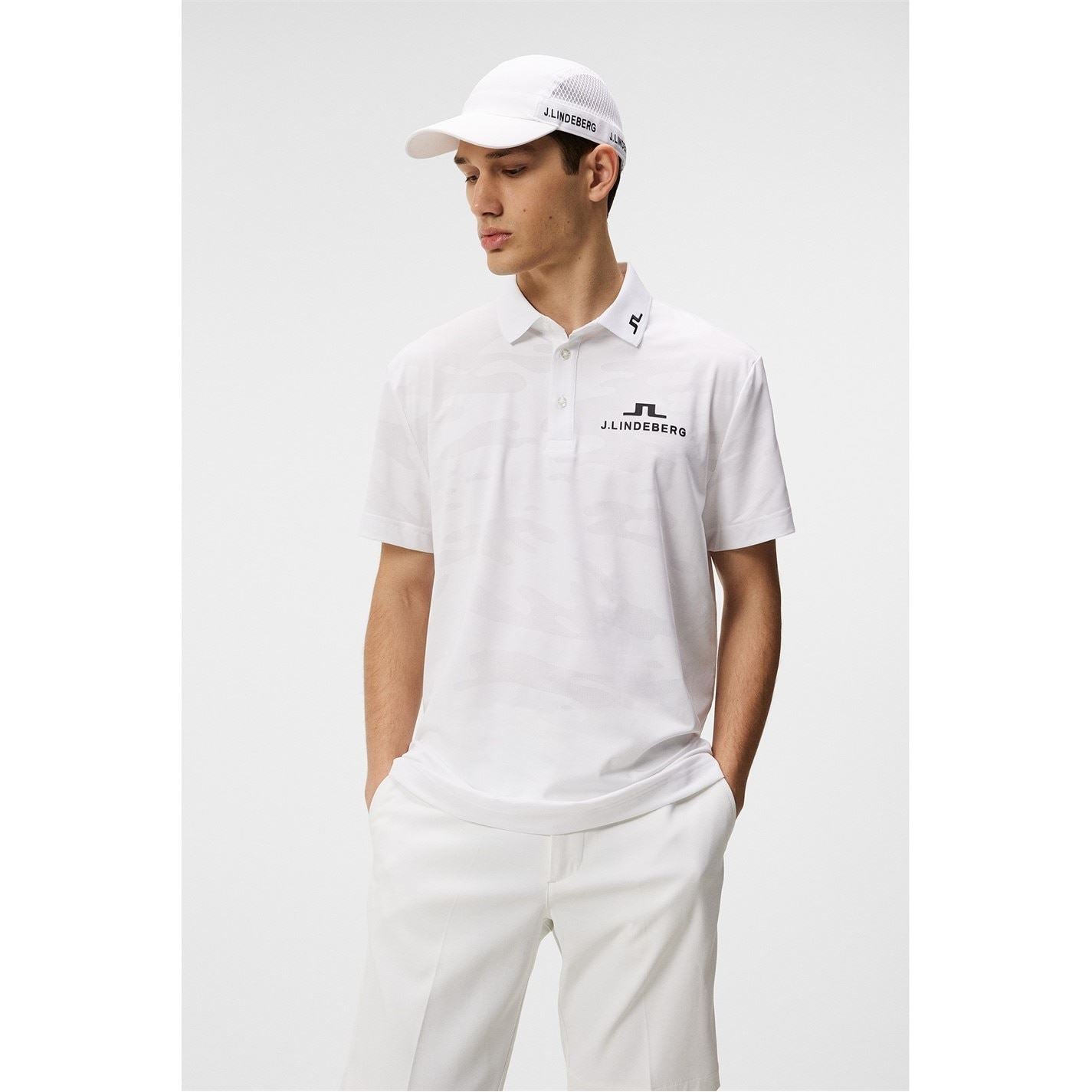 J Lindeberg Golf Short Sleeve Performance Polo Shirt