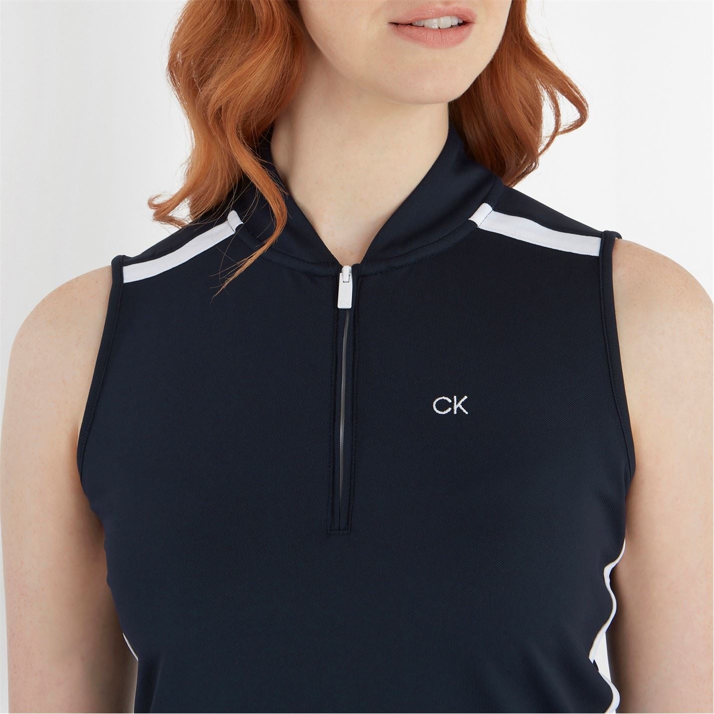 Calvin Klein Golf Sleeveless Mock Neck Tank