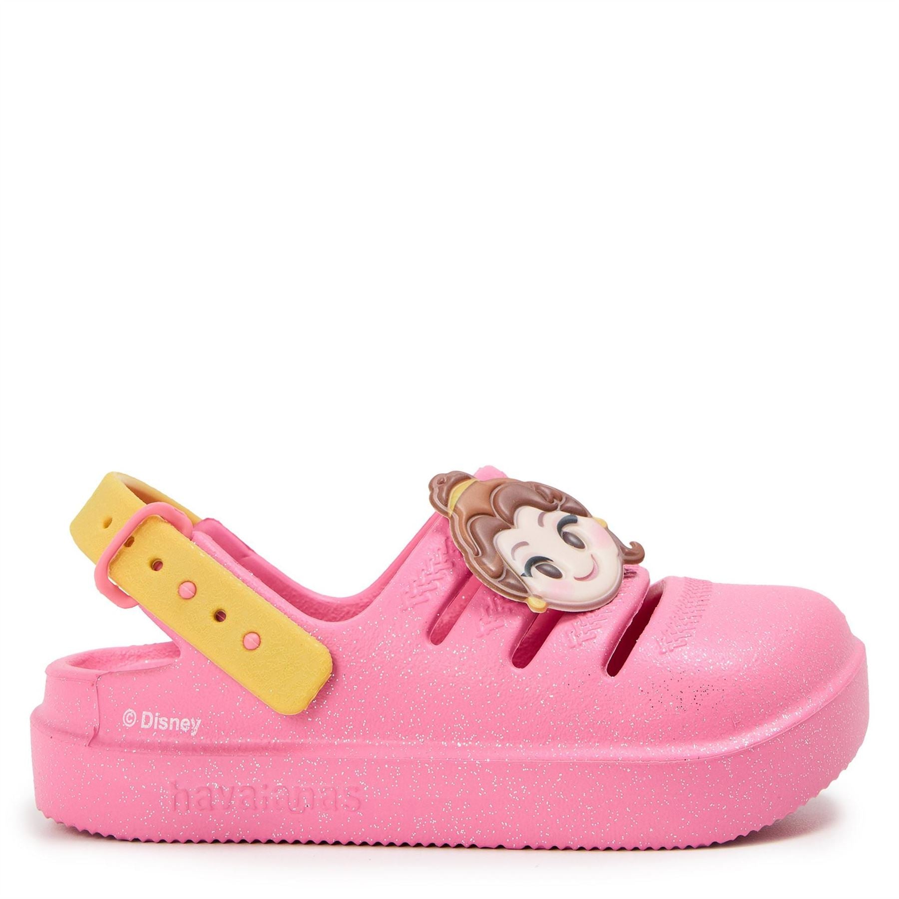 Havaianas Womens Hav. Kids Clog Princesas Ciber Pink Flip Flops