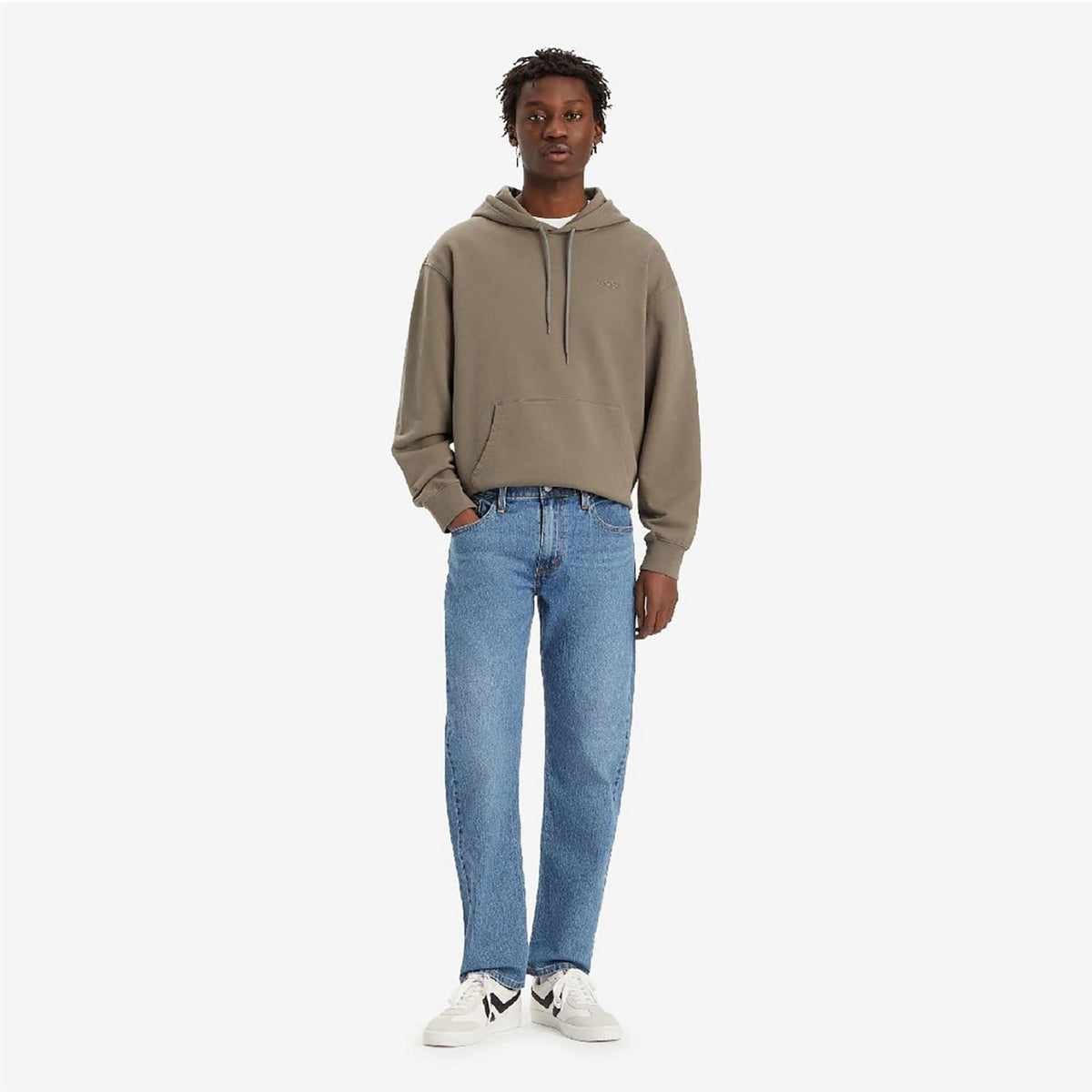 Levis 502 Tapered Fit Five Pocket Jeans