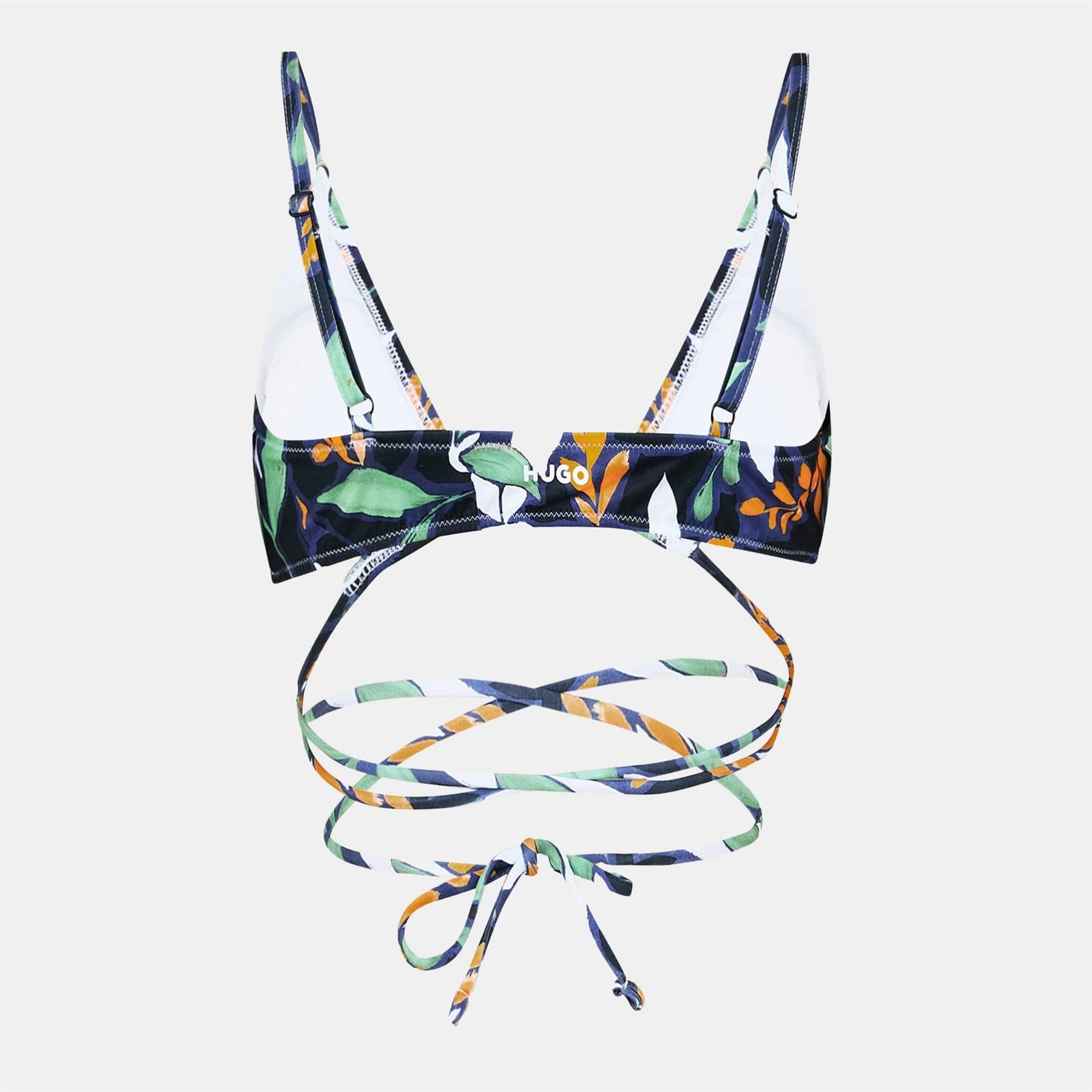 Hugo Bralette Blooms Floral Triangle Bikini Top
