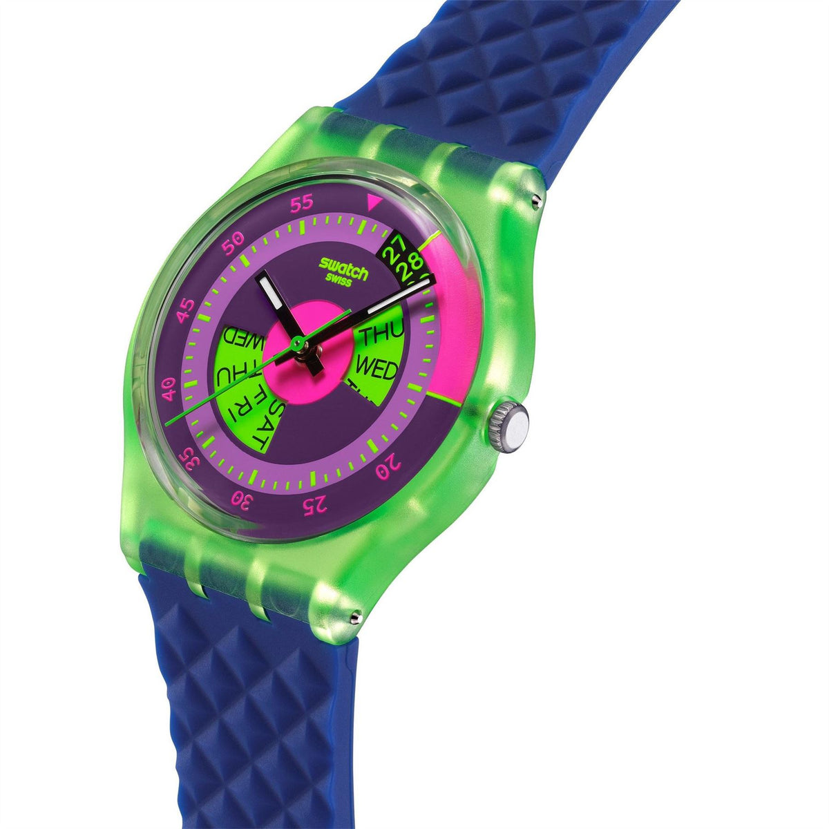 Swatch Adults Skychart 62 Analogue Quartz Watch