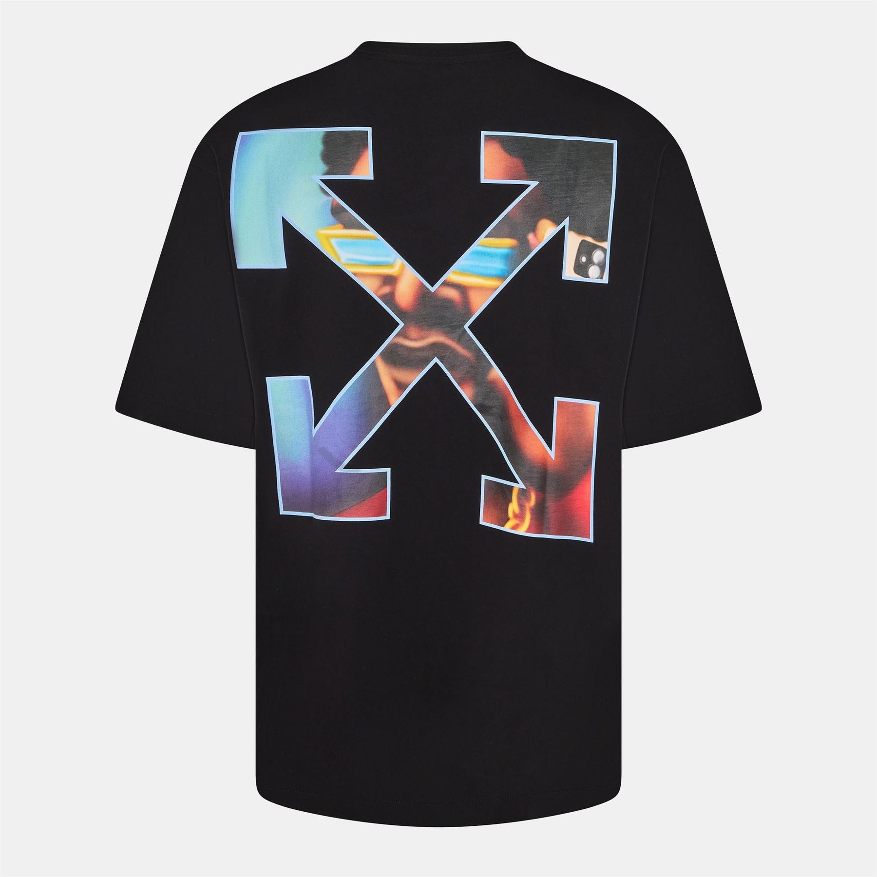 Off White Barber Skate Crew Neck Short Sleeve T-Shirt