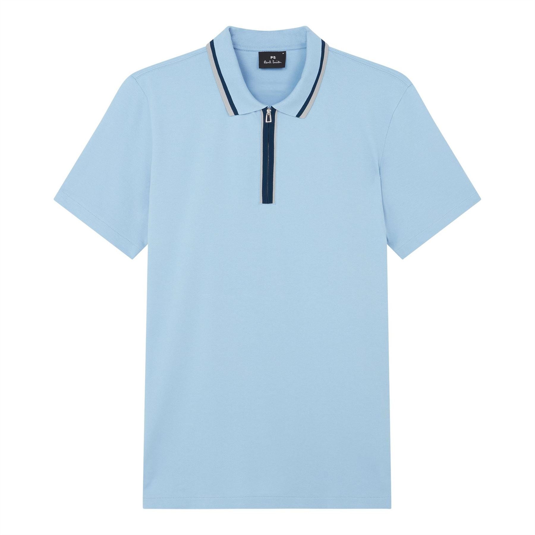 PS Paul Smith Zipped Short Sleeve Polo Shirt