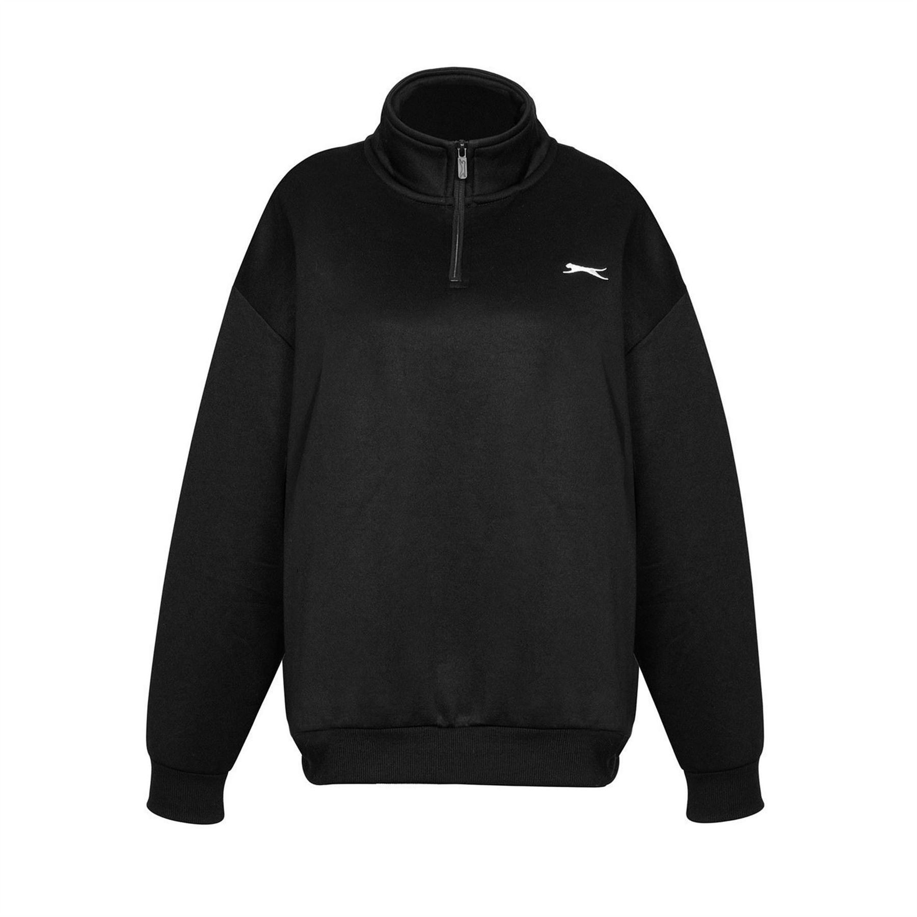 Slazenger Womens Neck Quarter Zip Sweatshirt