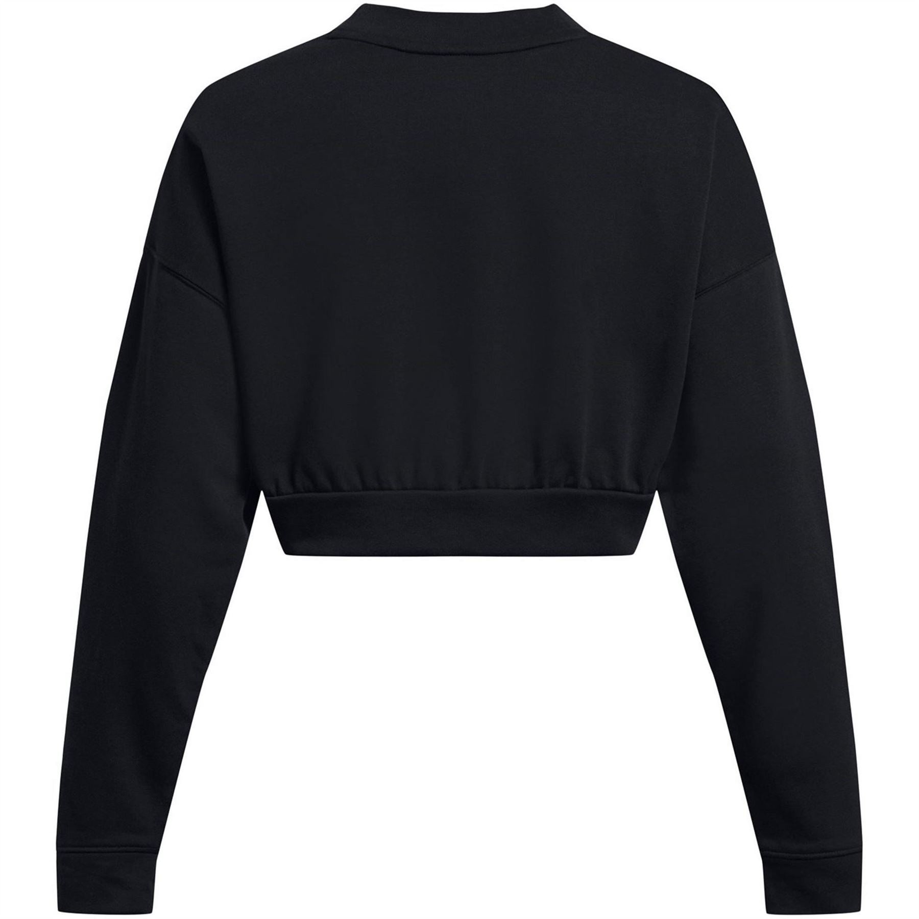 Under Armour Rival Cropped Terry Logo Print Sweatshirt