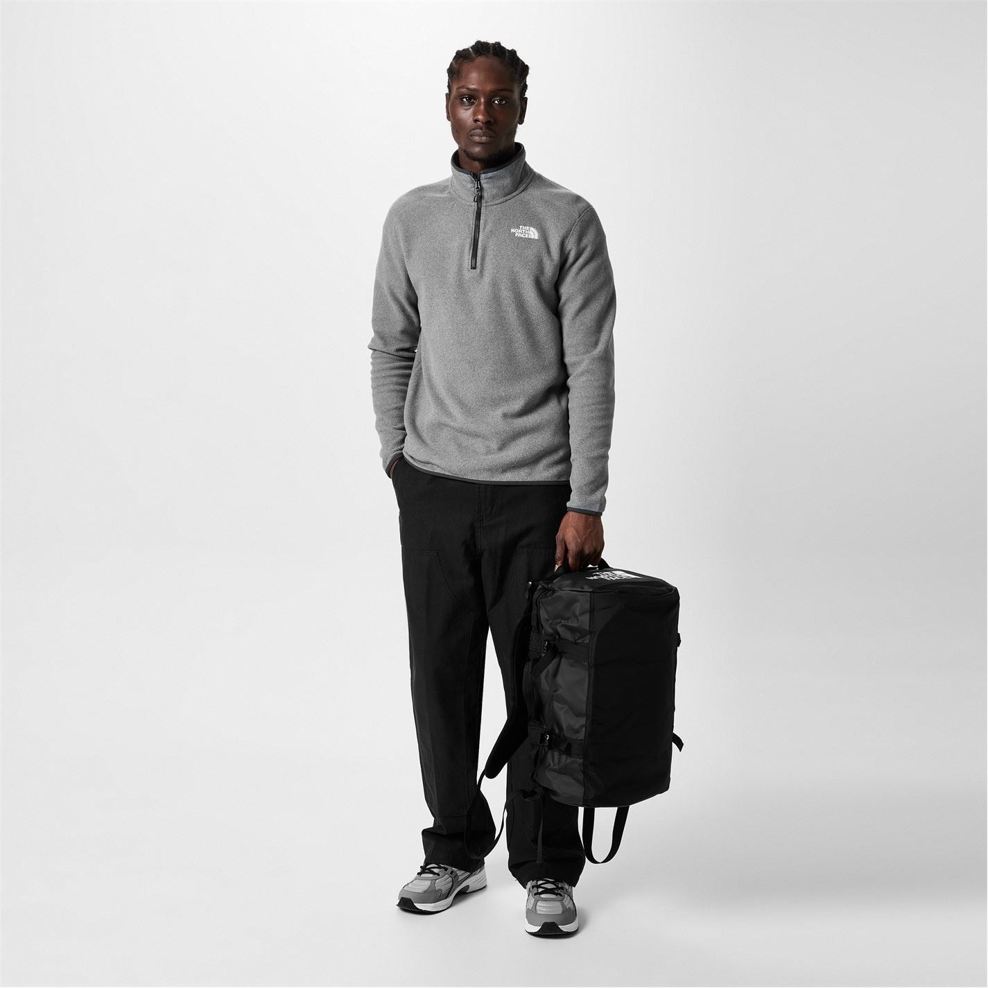The North Face Mens 100 Glacier Quarter Zip Fleece