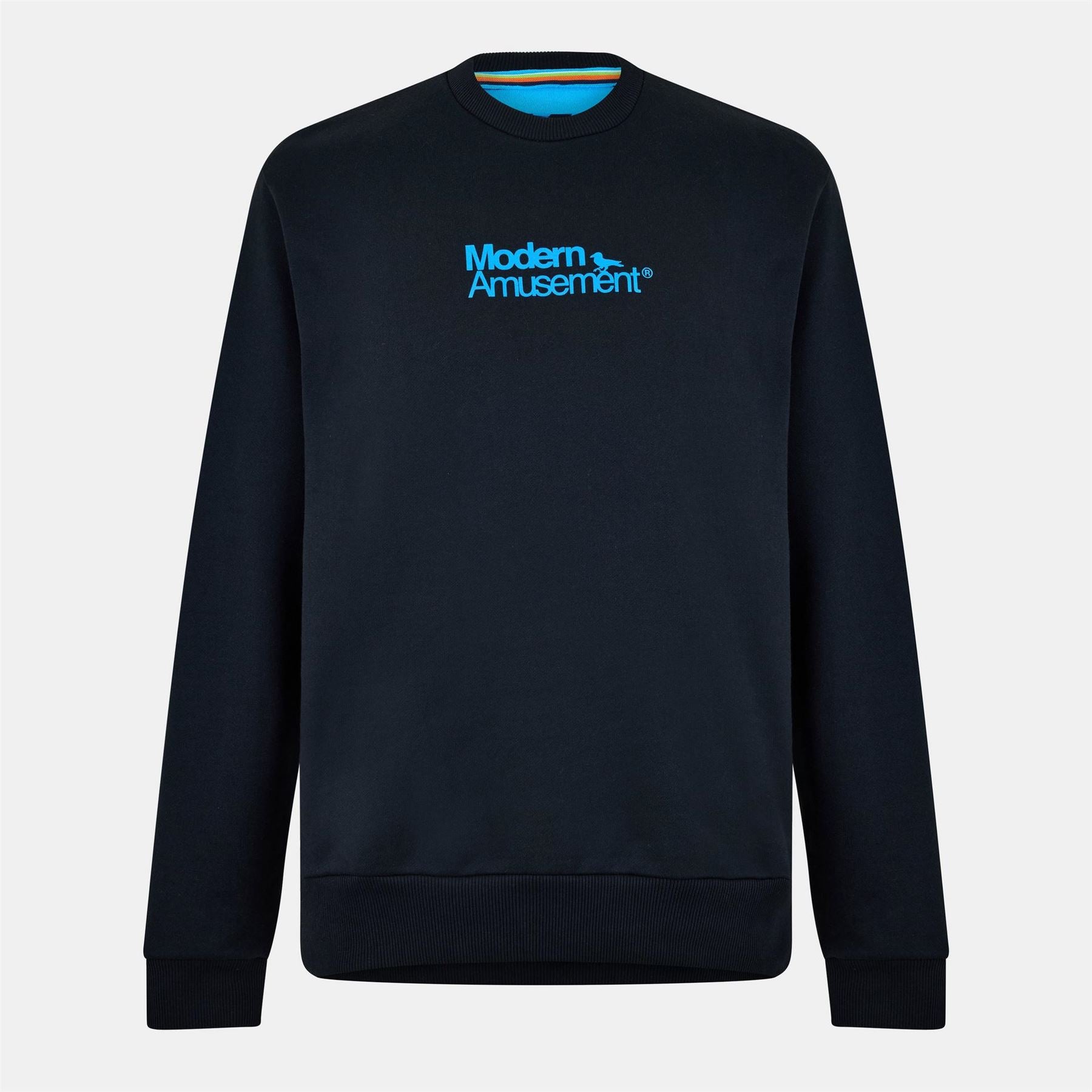 Modern Amusement Regular Fit Crew Neck Long Sleeve Sweatshirt