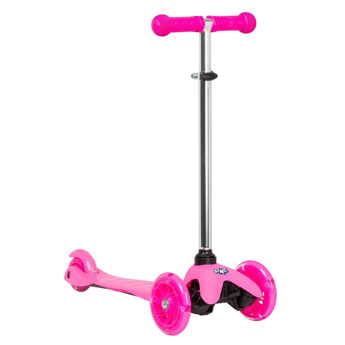 Star Light Up Tri Scooter Children