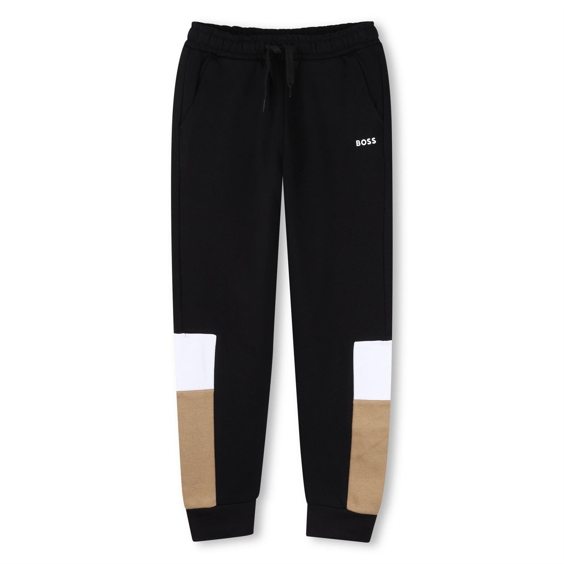 Boss Wordmark Color Block Slim Joggers